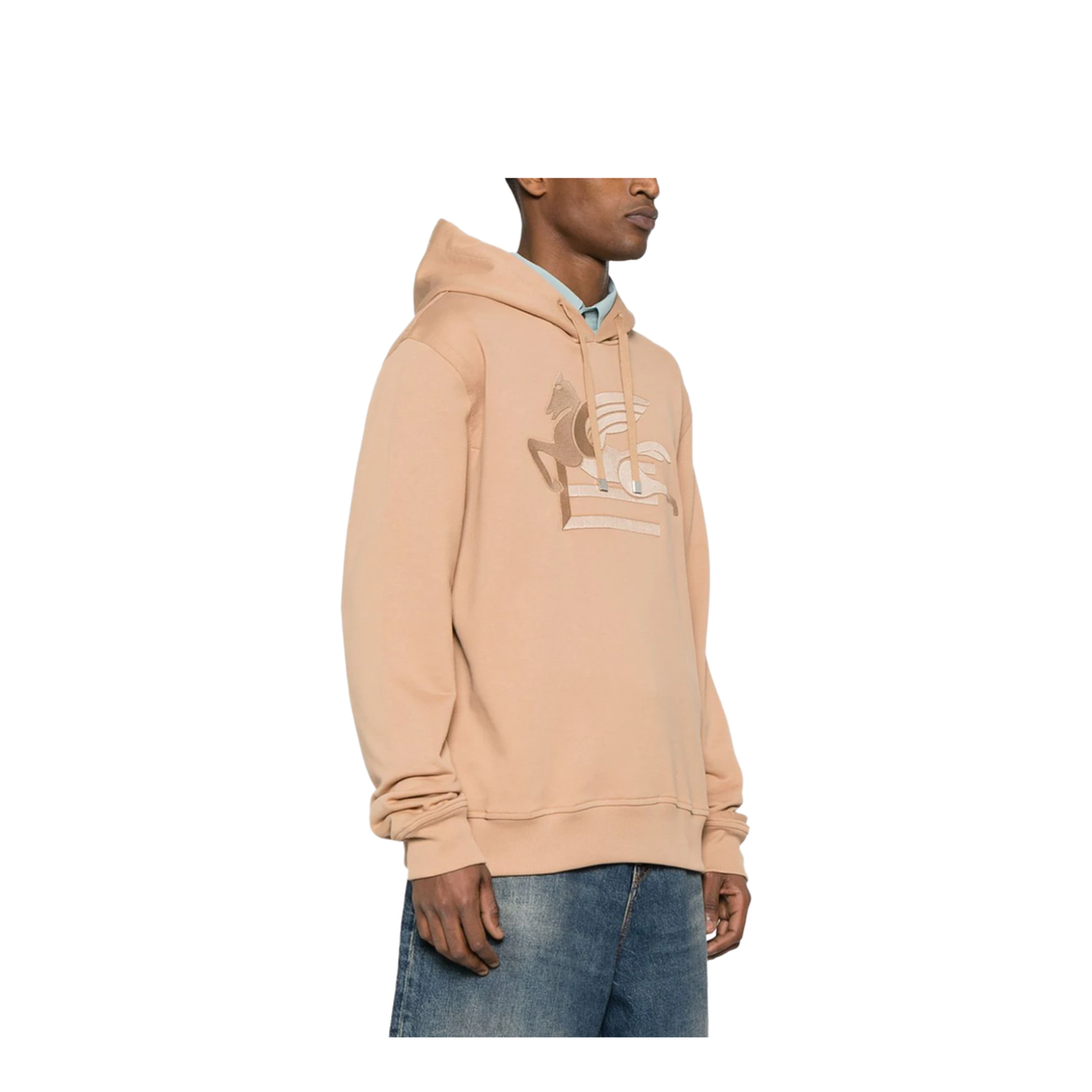 Long-sleeved Drawstring Hoodie
