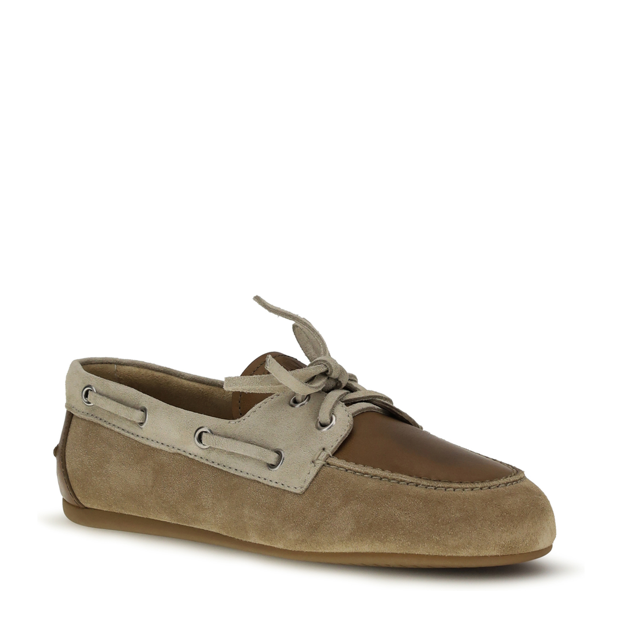 MAYFEYR - Miu Miu - Leather And Suede Loafers - 5D123EF0053K0F