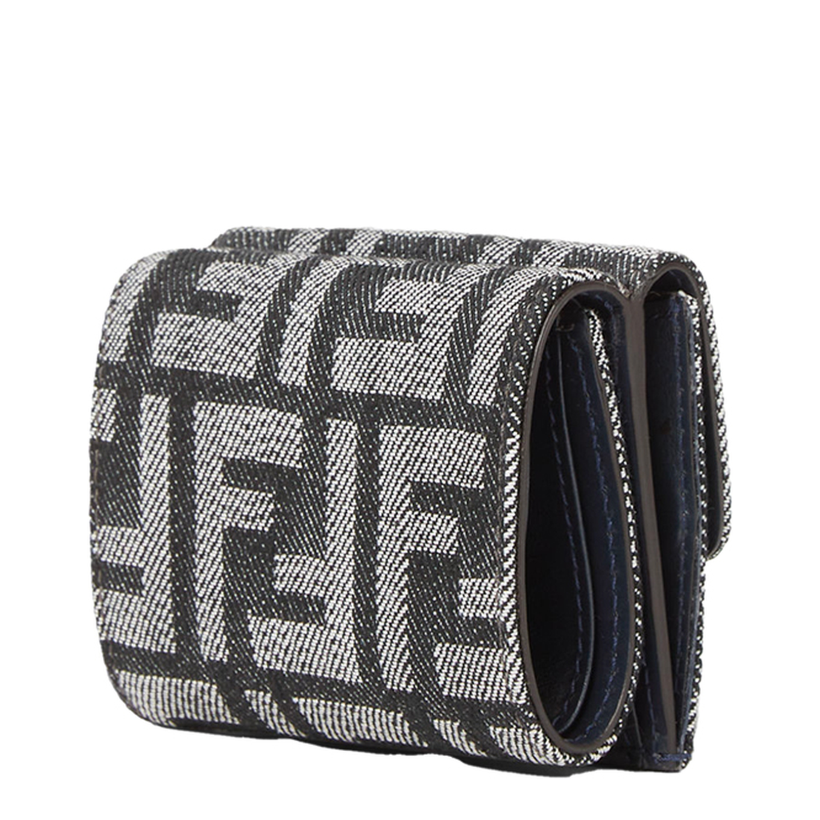 Baguette Micro Trifold Fabric Blue