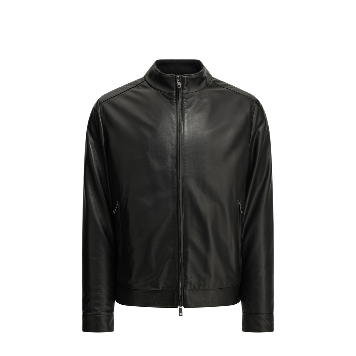 MAYFEYR - Altum - Padded Leather Jacket - MNLTHBOMBERNERO