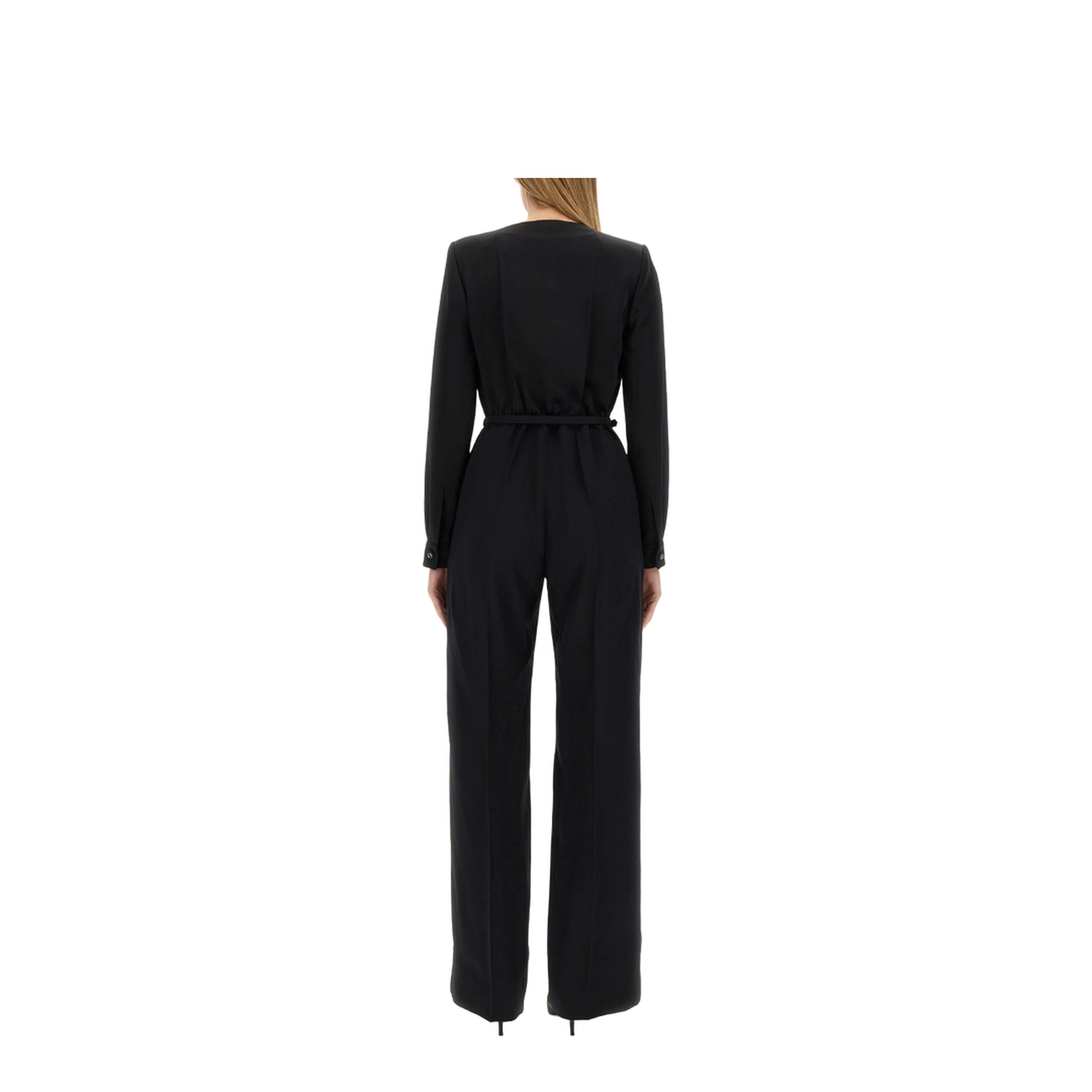 Viscose Jumpsuit with Belt