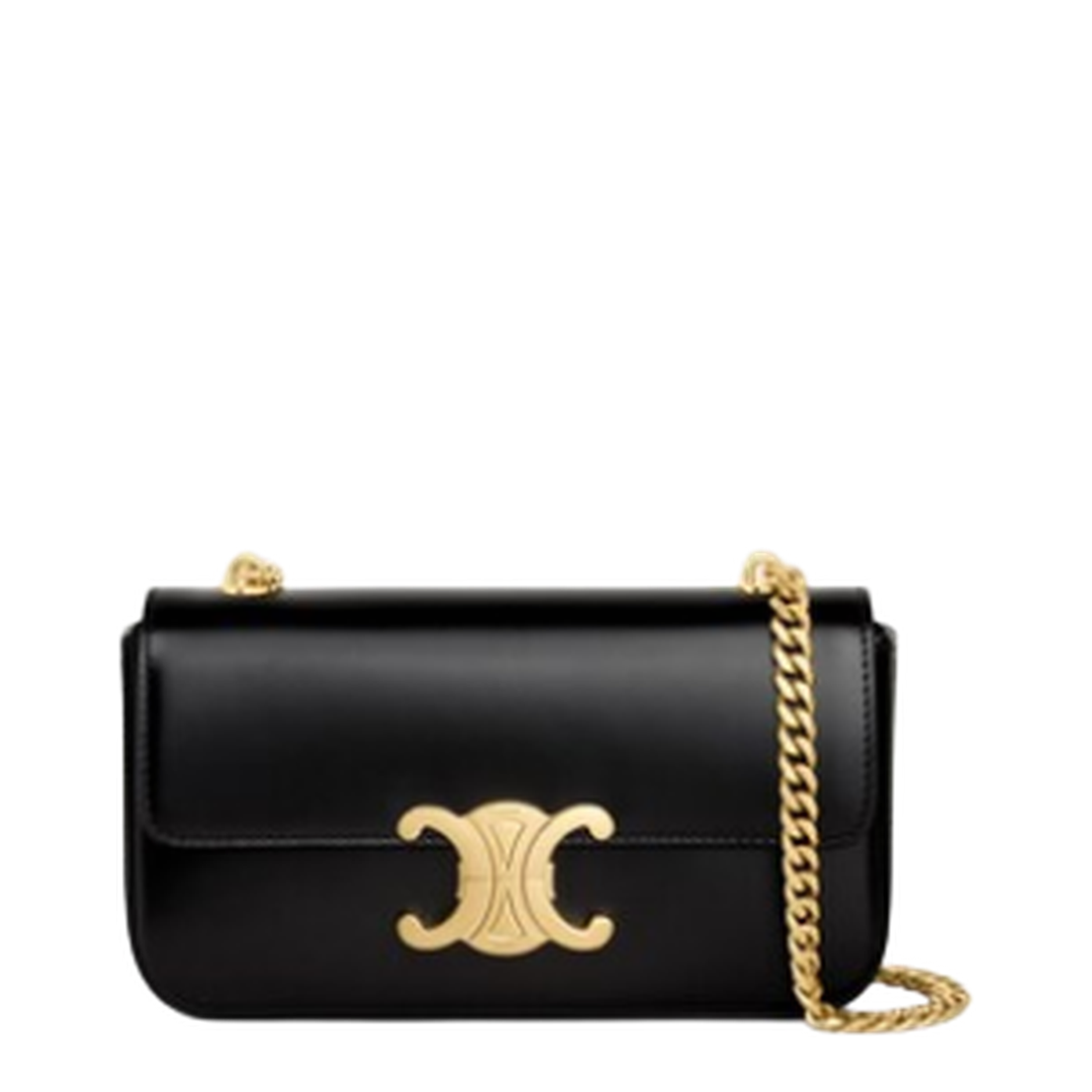 Claude Triomphe Chain Shoulder Bag Black