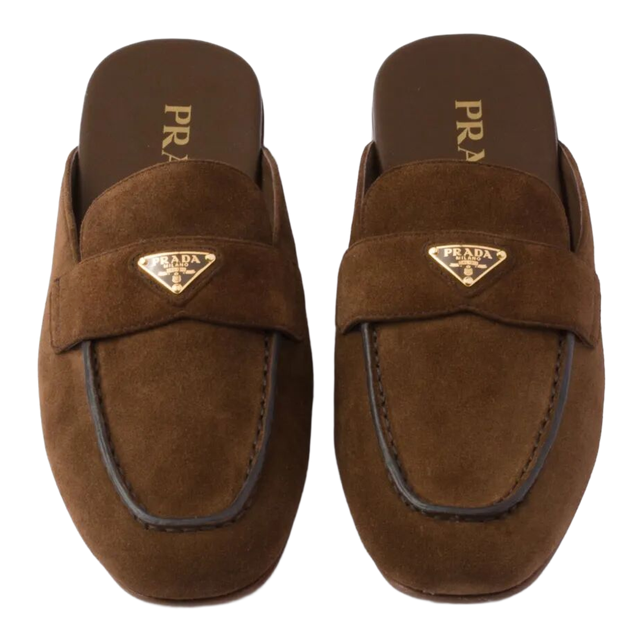 MAYFEYR - Prada - Suede Slippers - 1D766NF010103