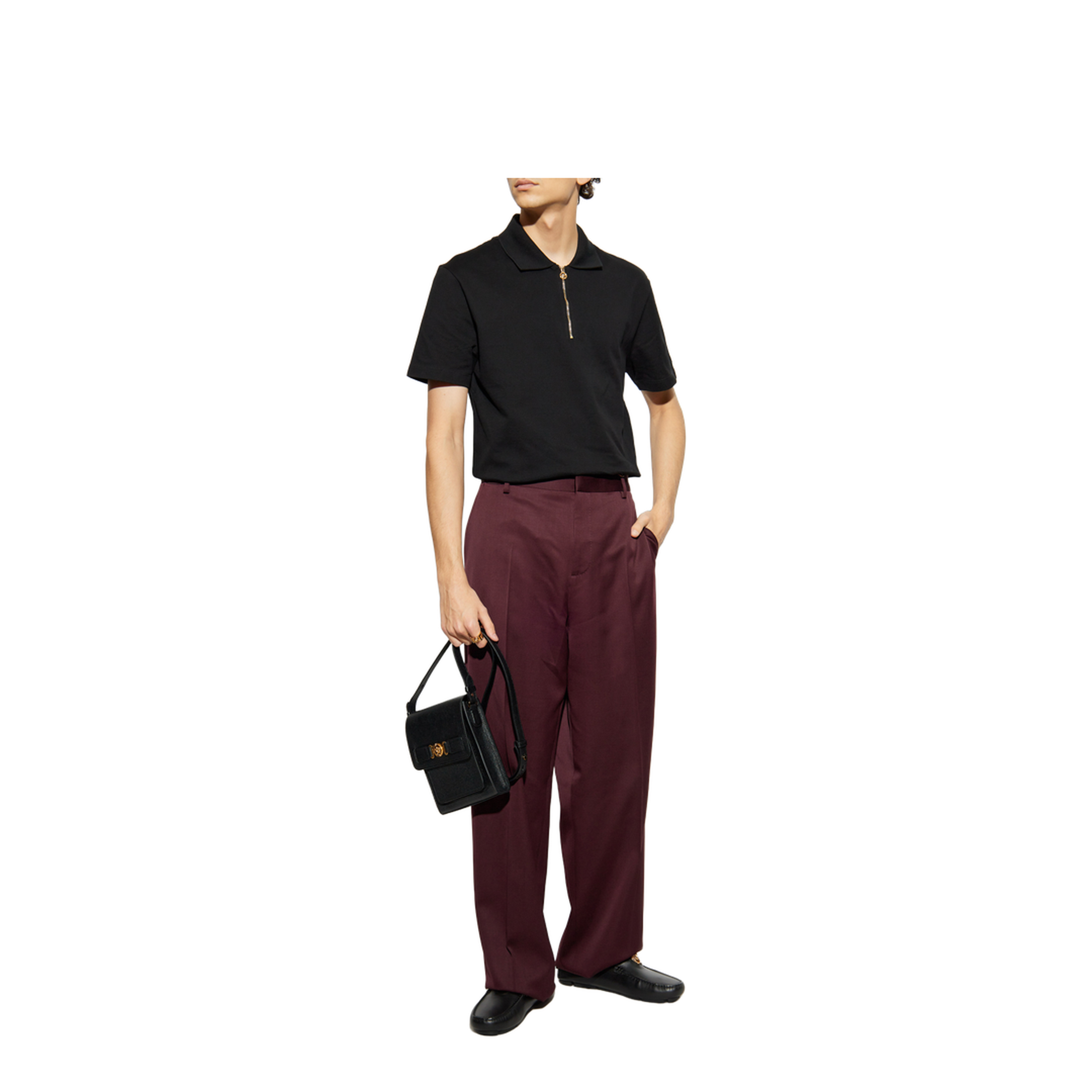 Cotton Polo Black