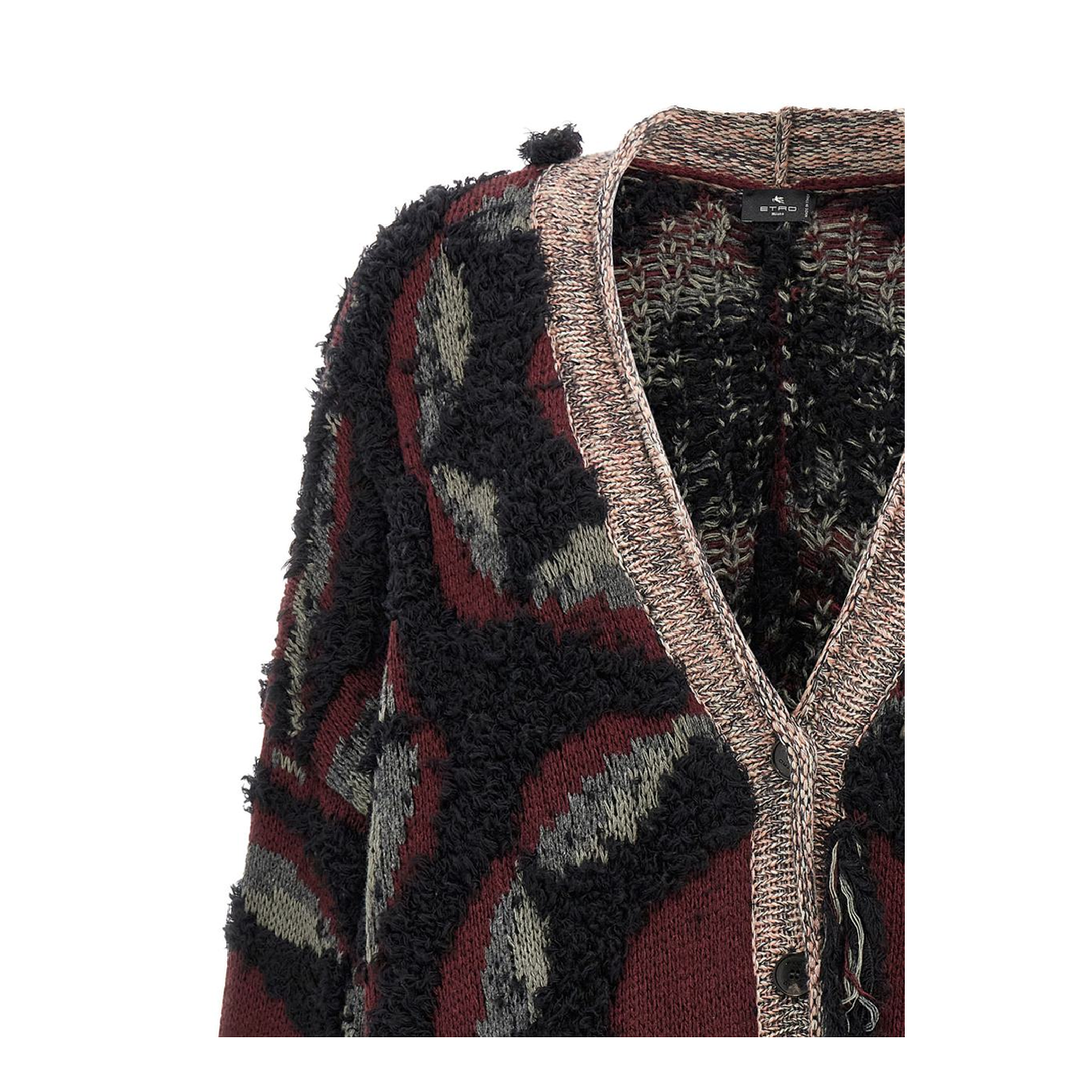 Fringed Oversized Cardigan