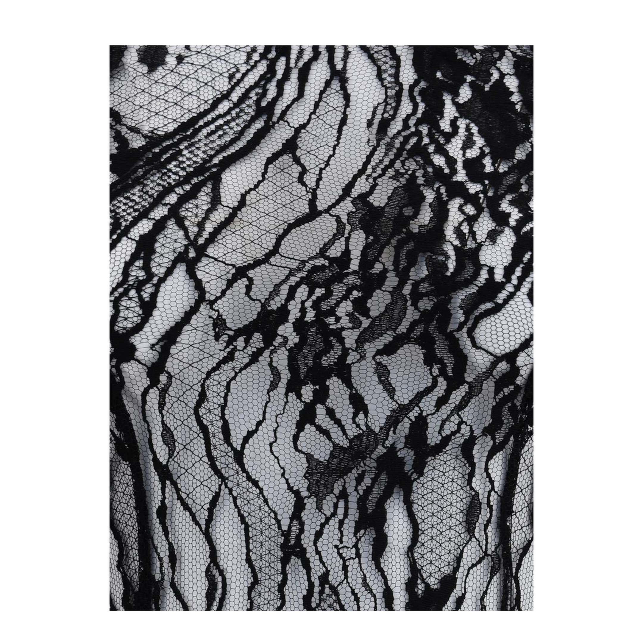 Long-Sleeved Lace Body Black