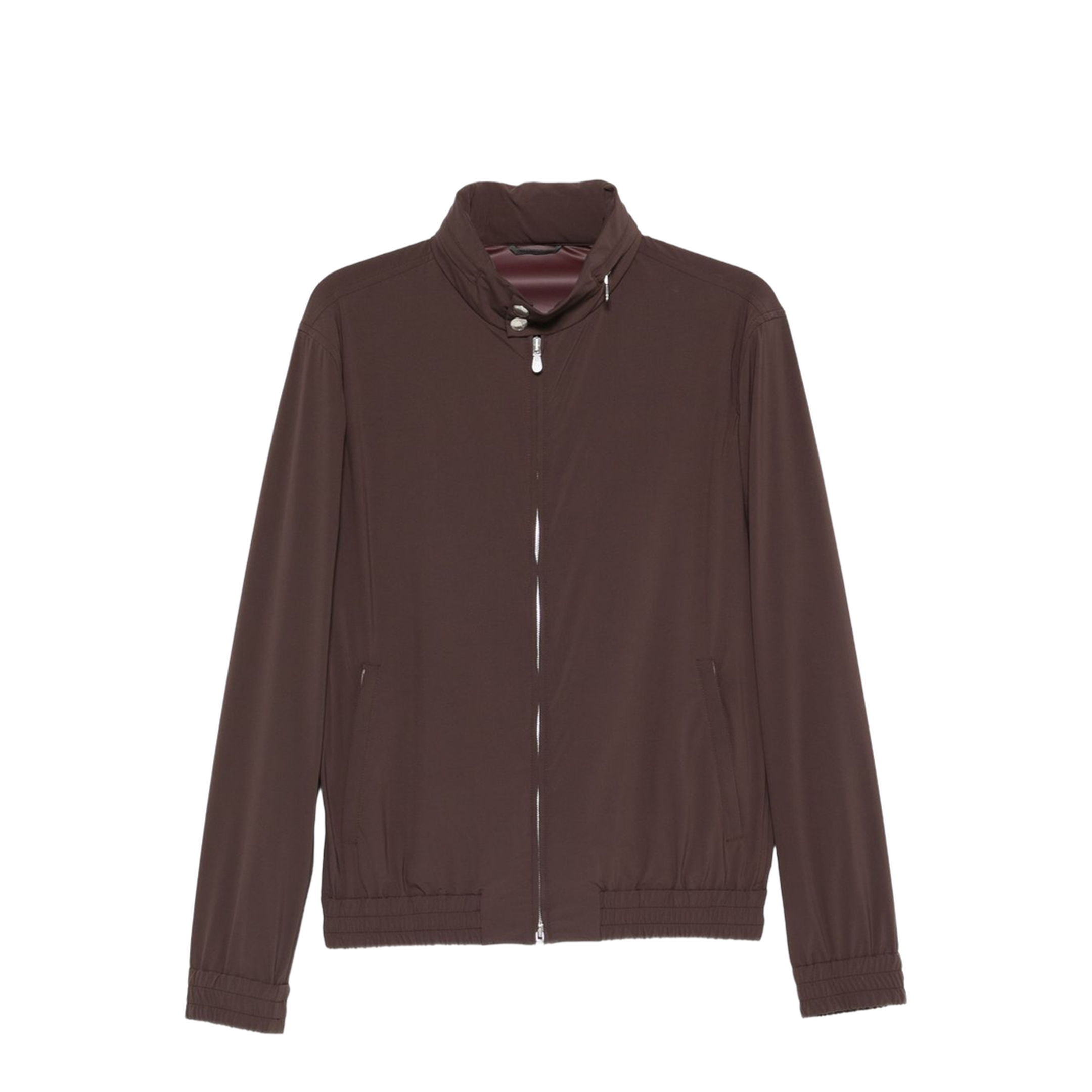 Water Resistant Blouson Jacket Brown