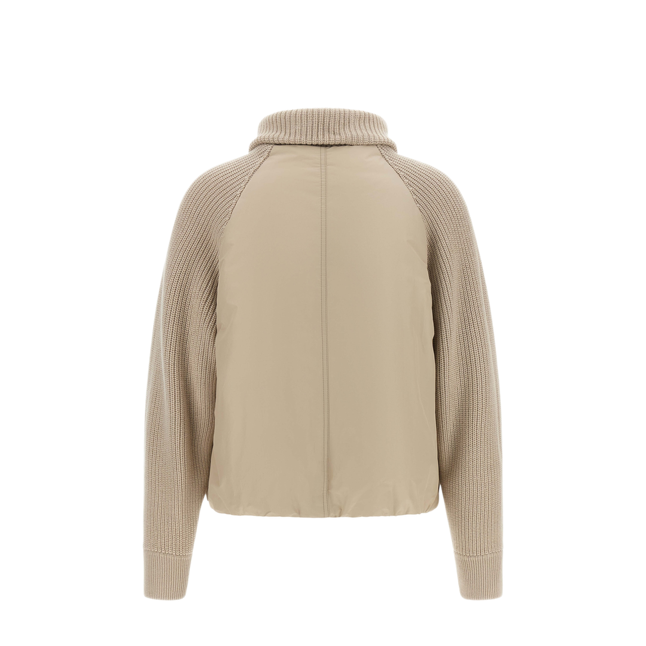 MAYFEYR - Brunello Cucinelli - Knit Insert Down Jacket - MH5257294PC018