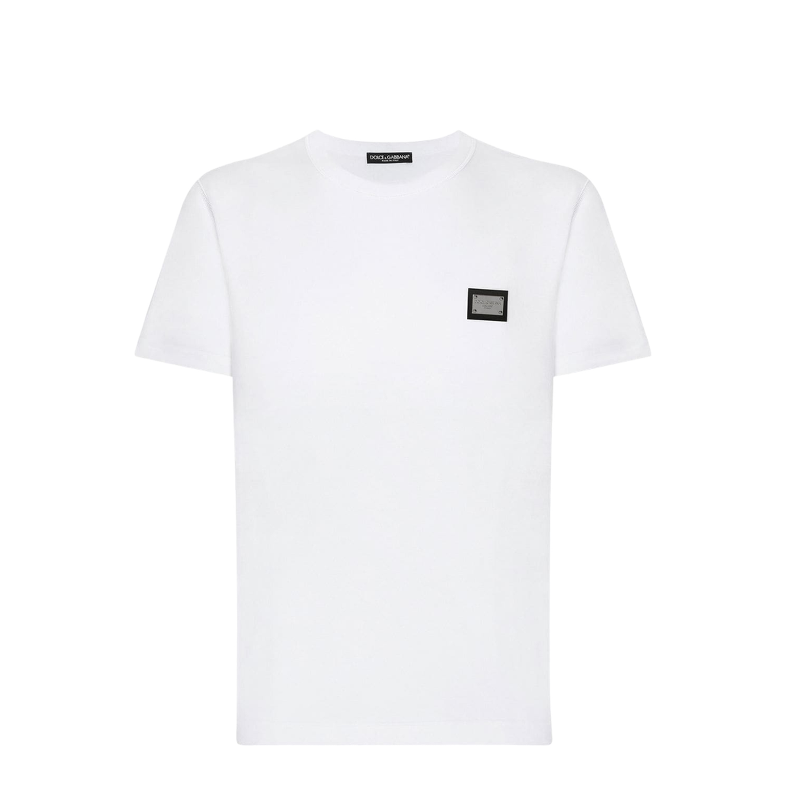 Cotton T-Shirt with Branded Tag