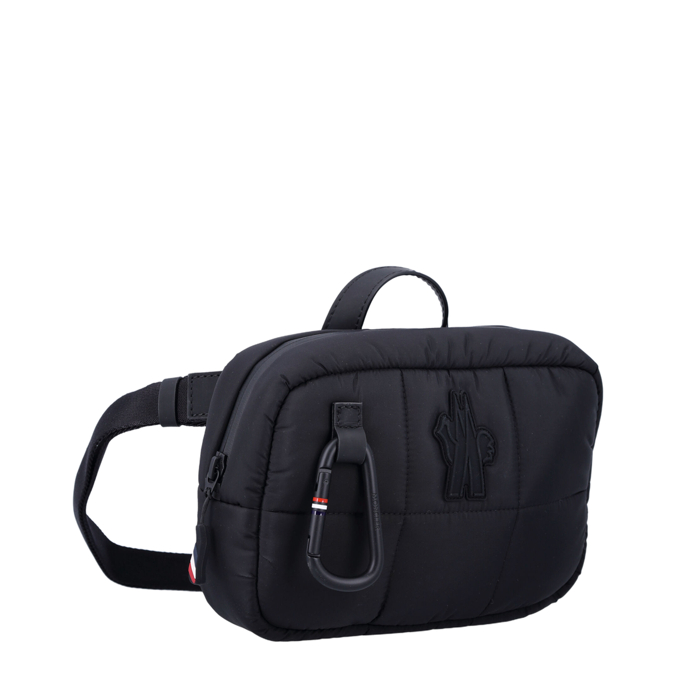 Quilted Waist Bag with Embossed Logo