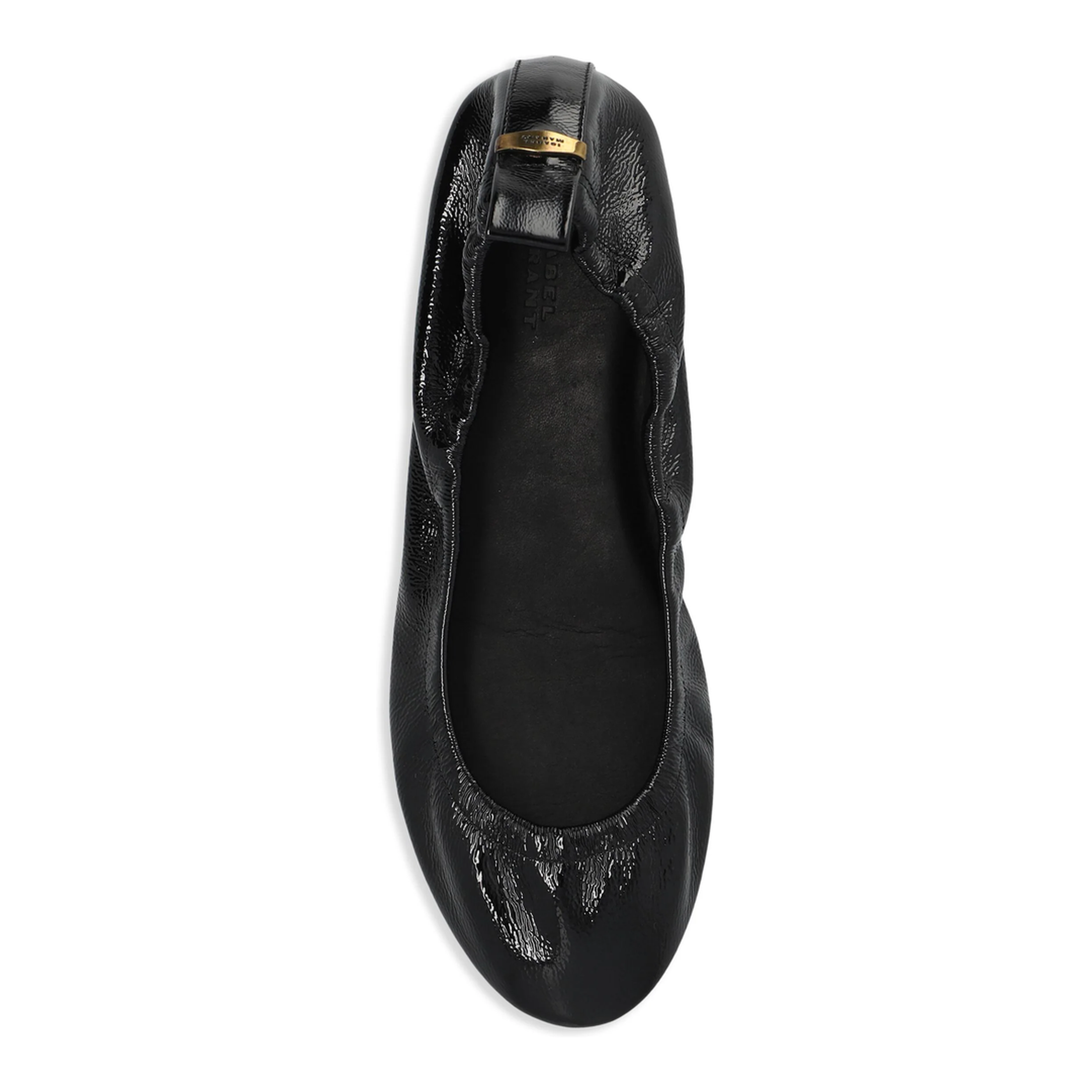 MAYFEYR - Isabel Marant - Belna Leather Ballerina Shoes - BN0005FAB3A07S01BK