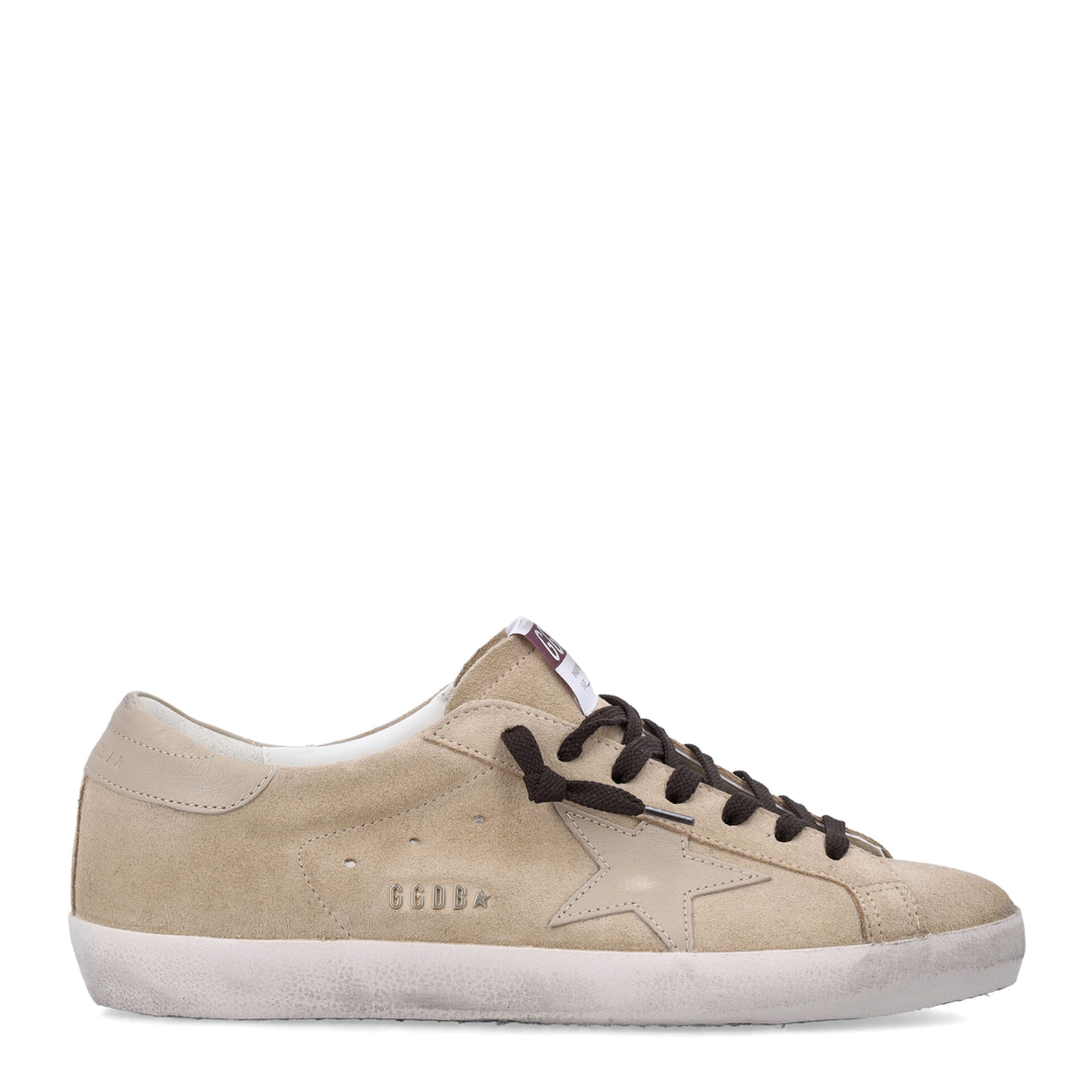 Super Star Suede Upper Nappa Star and Heel with Metal Lettering