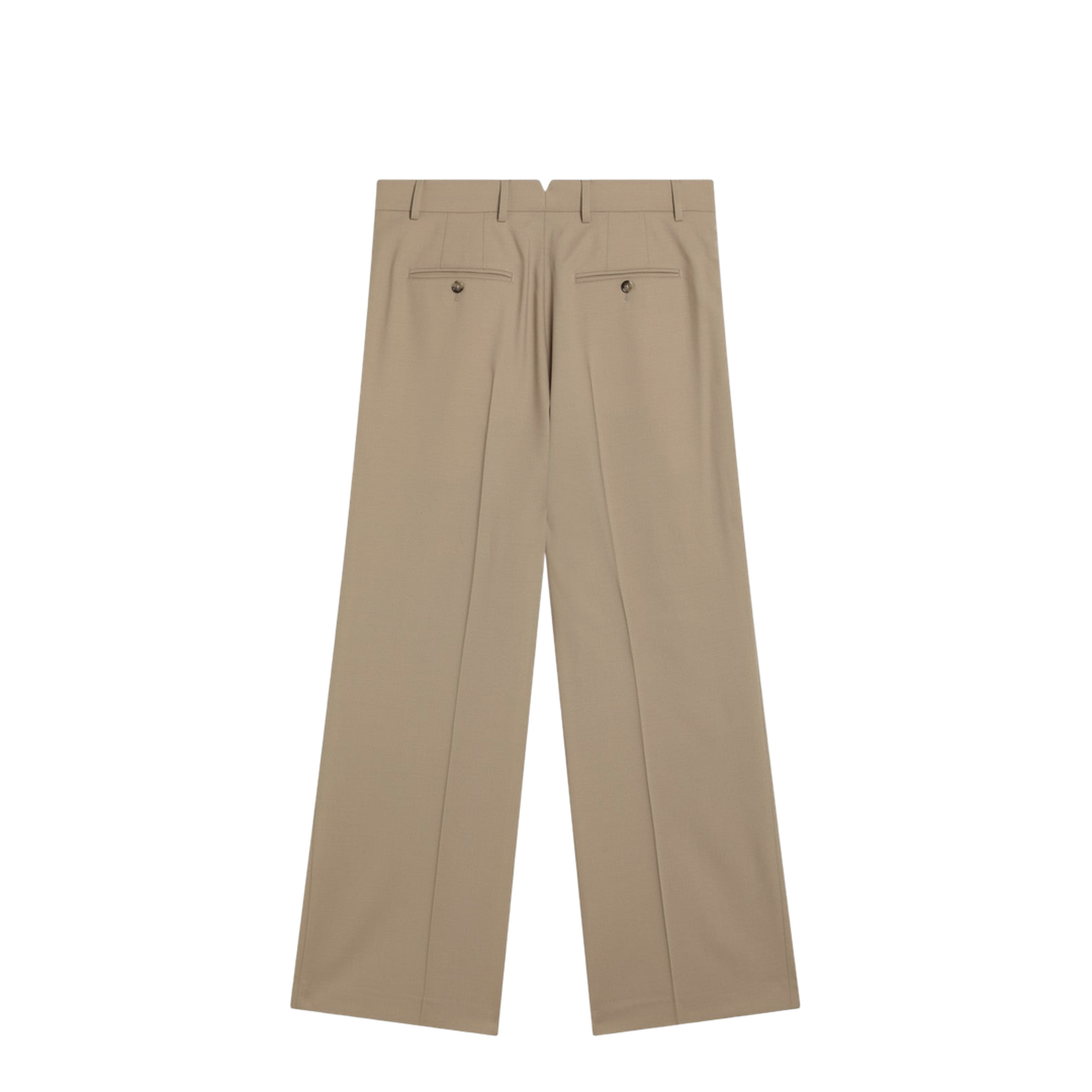 Beige Wool Trousers