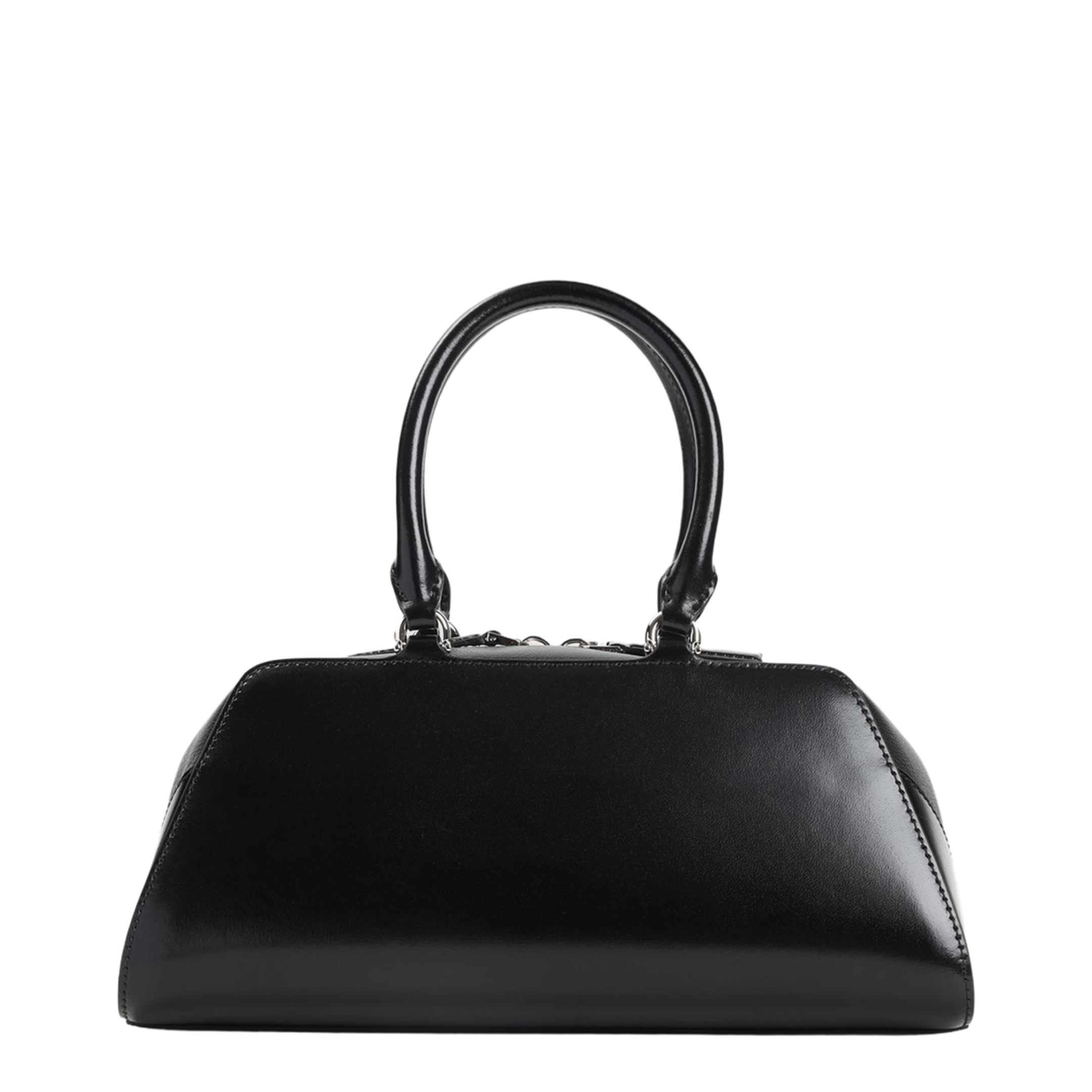 Small Antigona East-West Bag in Box Leather