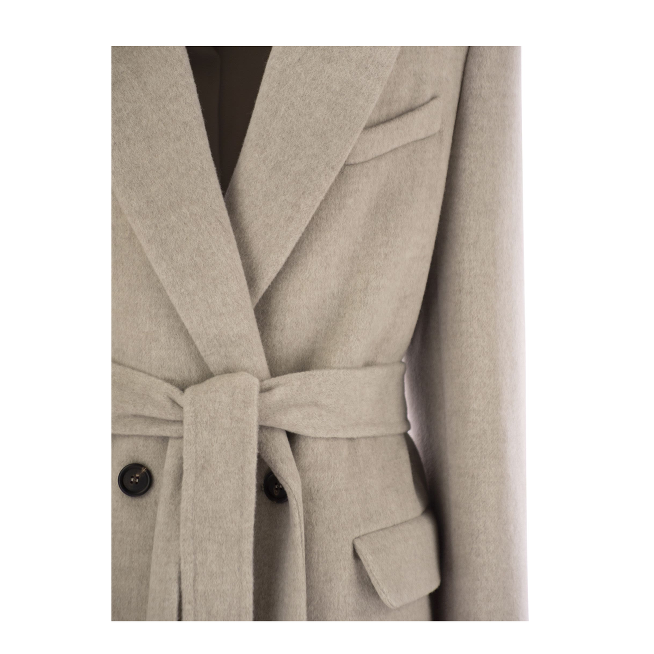 Double Breasted Coat Beige