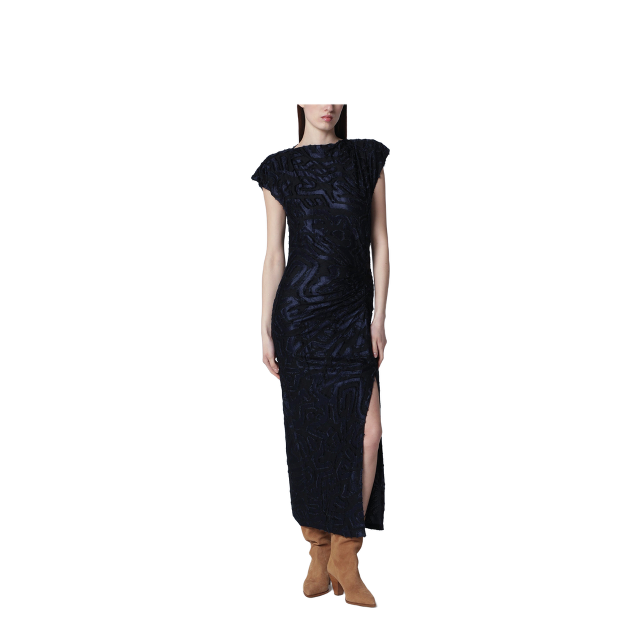 MAYFEYR - Isabel Marant - Ladan Dress Faded Night - RO1163FAD2K04I30FN