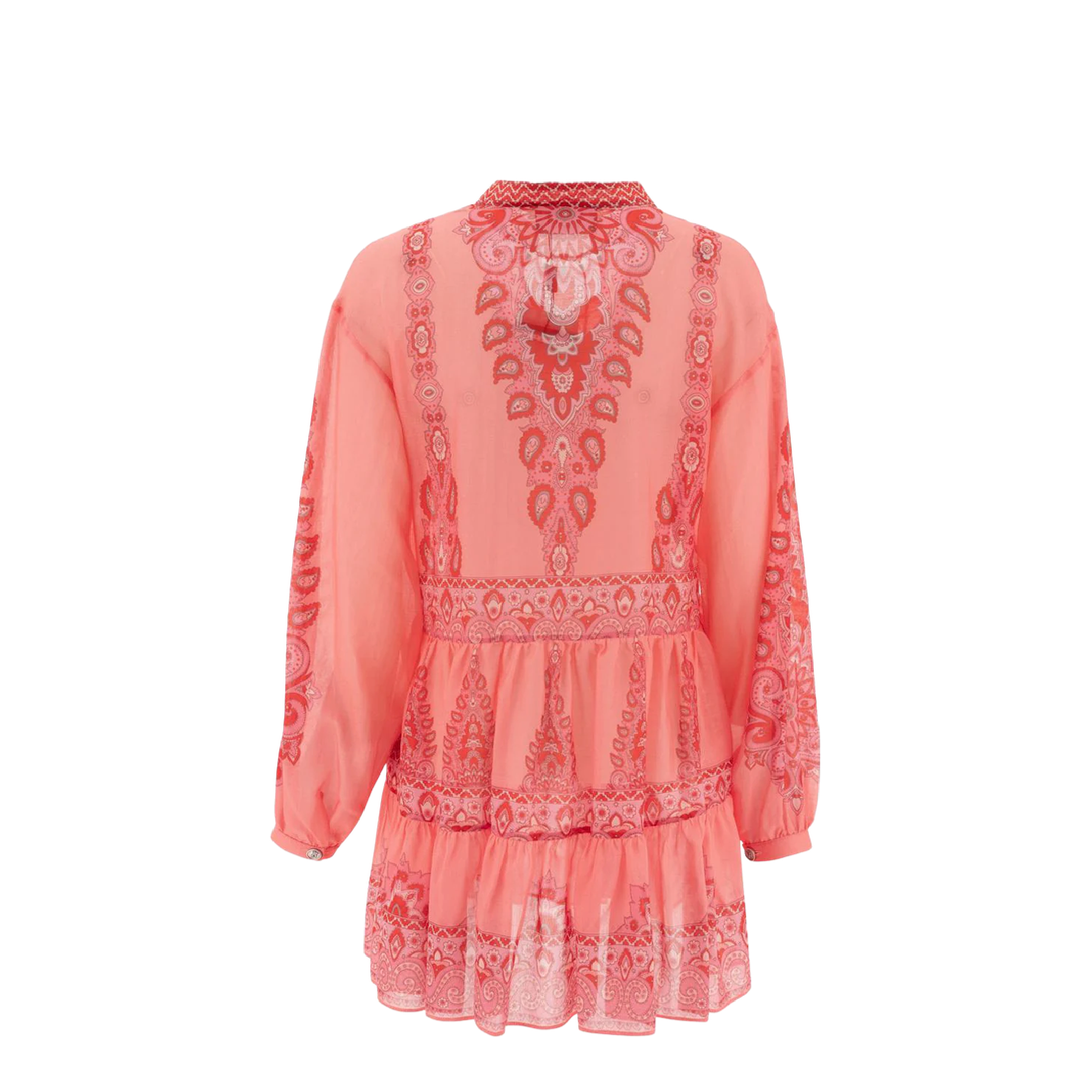 Paisley Print Mini Dress