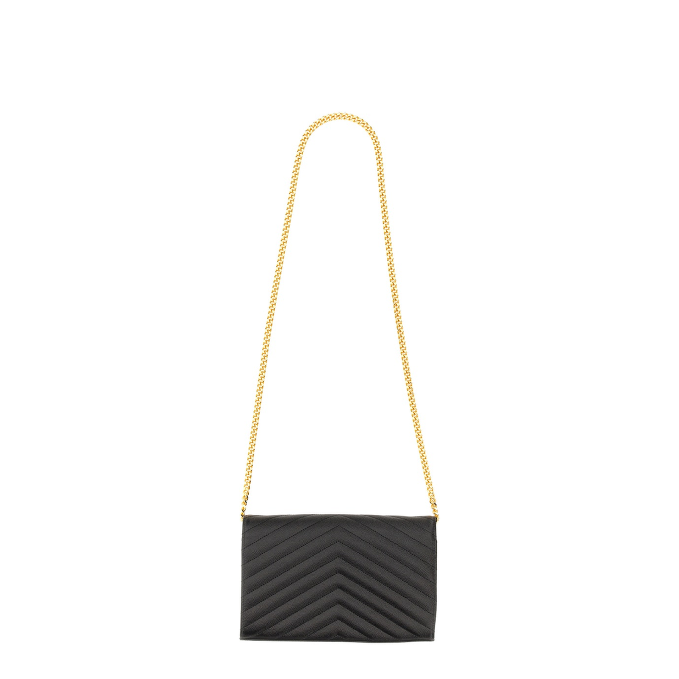 Classic Cassandre Chain Wallet In Grain De Poudre Leather
