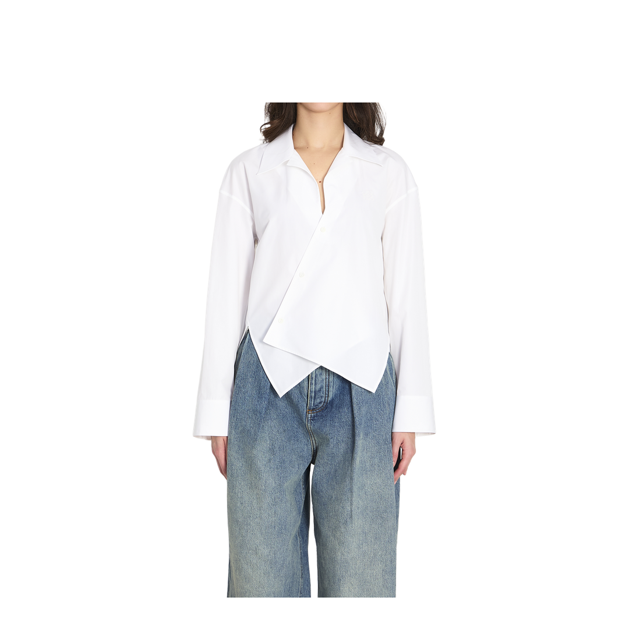 Asymmetric Cotton Shirt