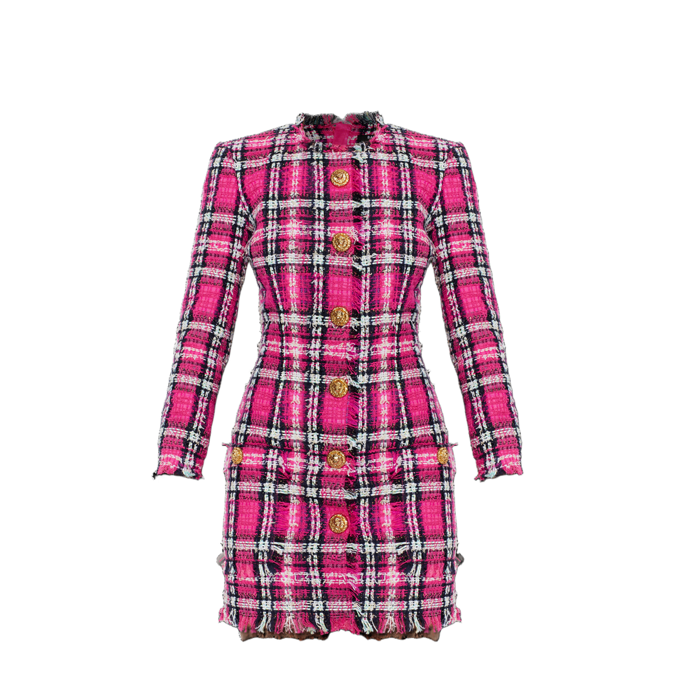 Women's Tweed Dress Pink