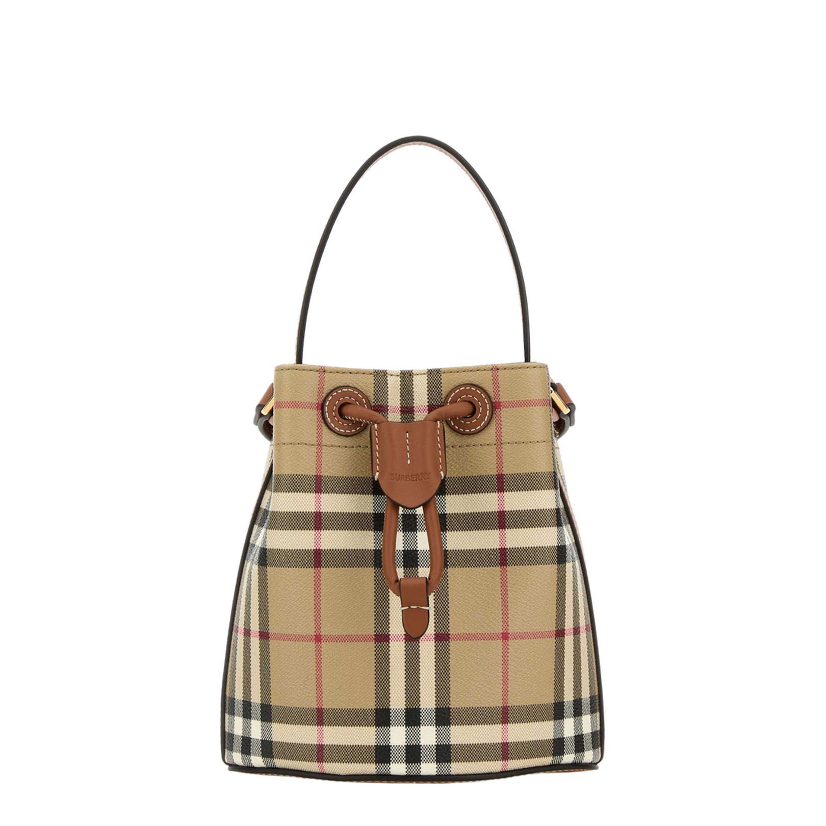 'Check' Mini Bucket Bag