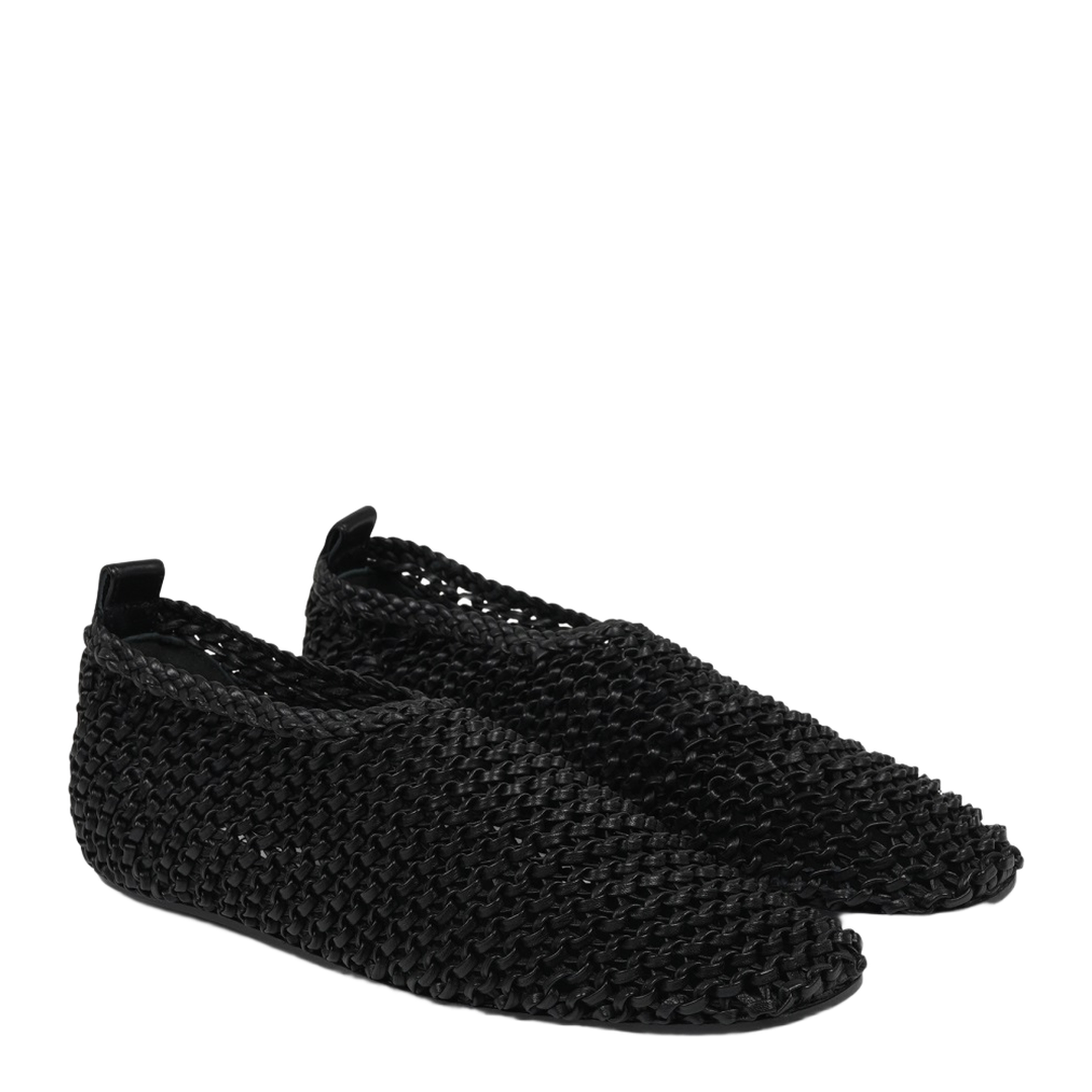 MAYFEYR - Toteme - Leather Ballerina - 252WAS2358LE0134BLACK001