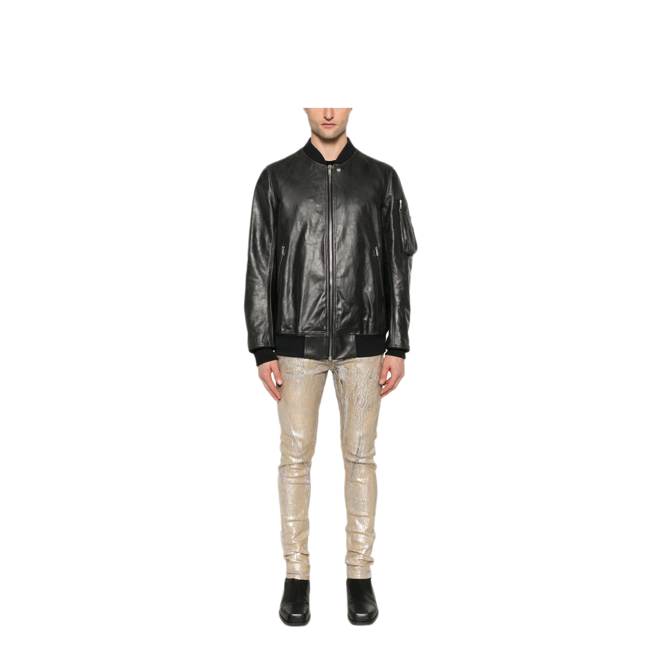 MAYFEYR - Rick Owens - Classic Flight Leather Jacket - RU01E5778LTP09
