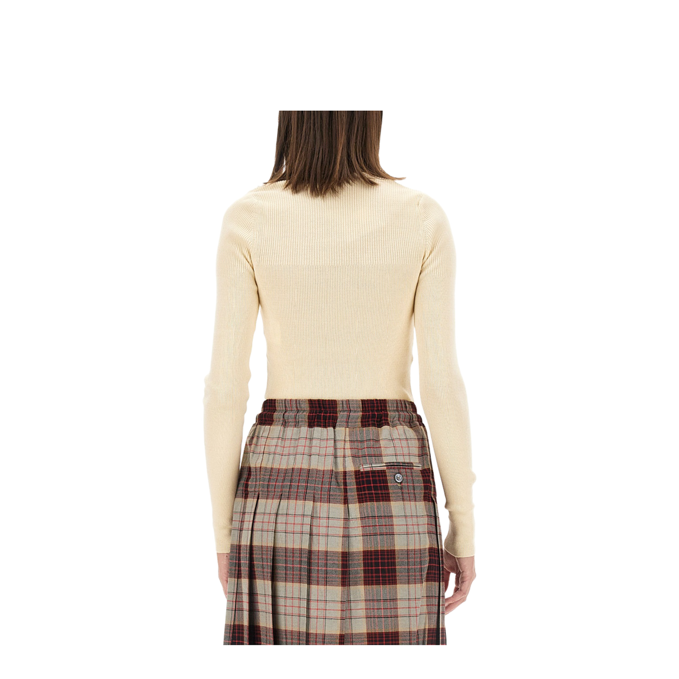 V-neck Logo-Embroidery