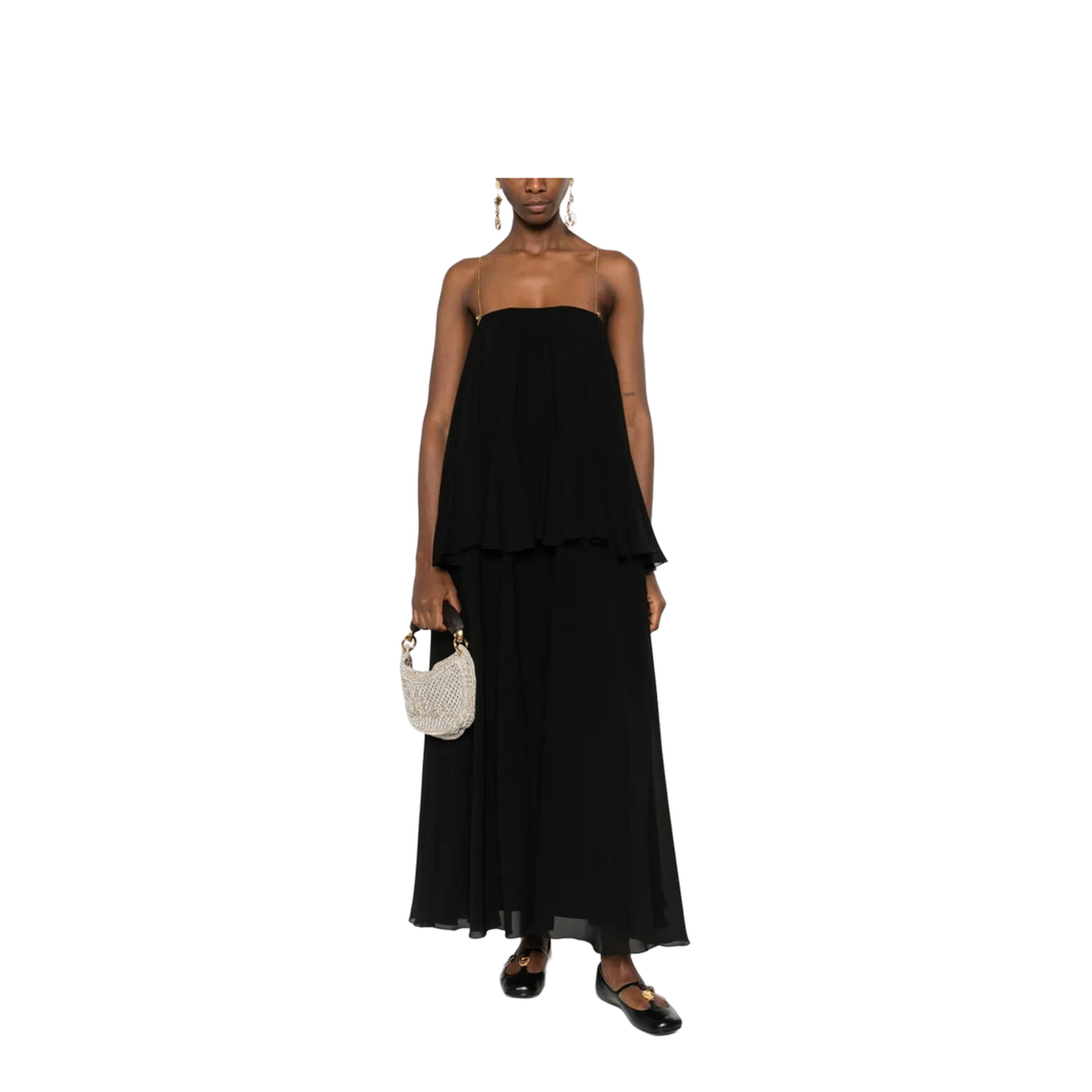 MAYFEYR - Chloè - Sleeveless Long Dress In Silk Georgette - CH26SRO03002