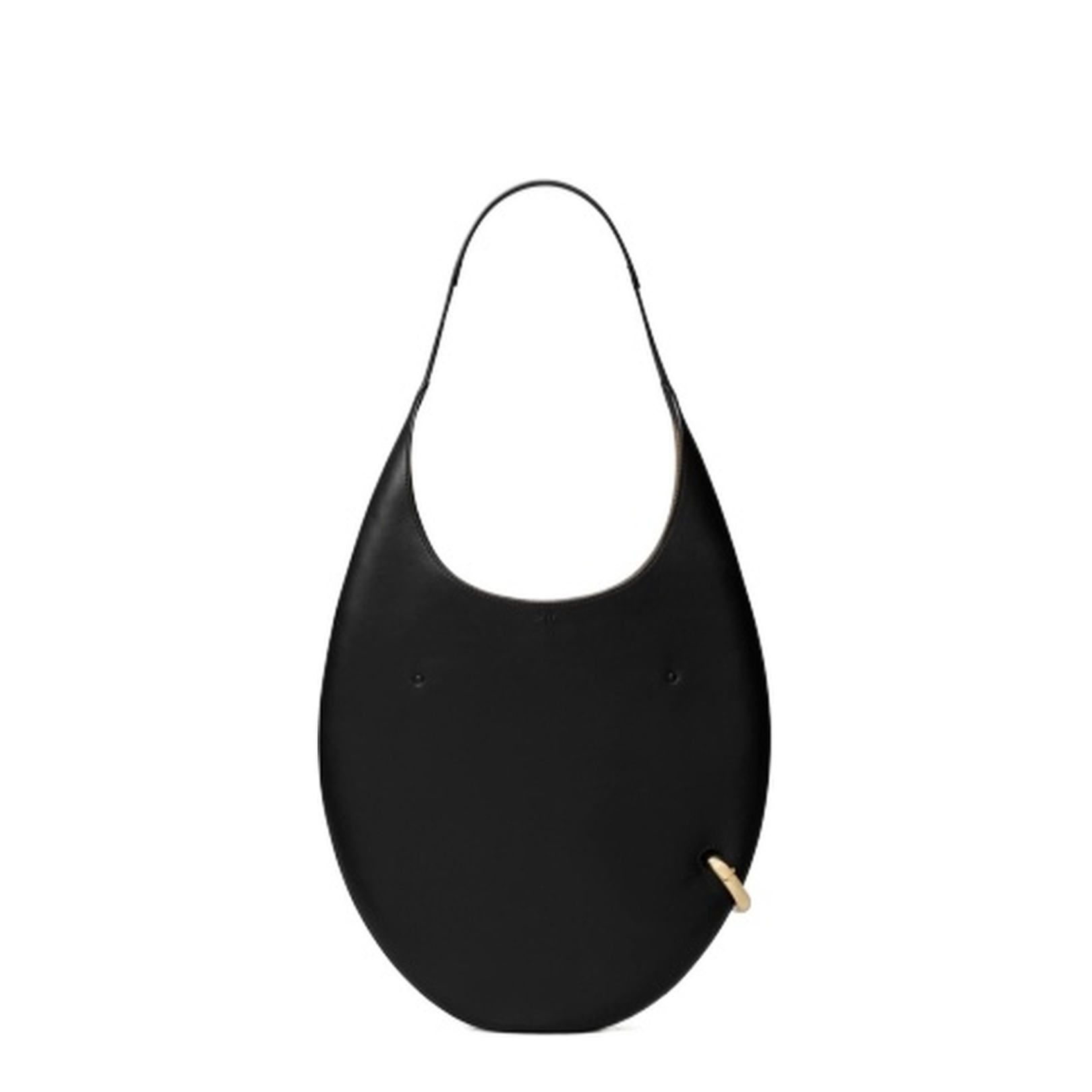 Black Leather Messenger Bag