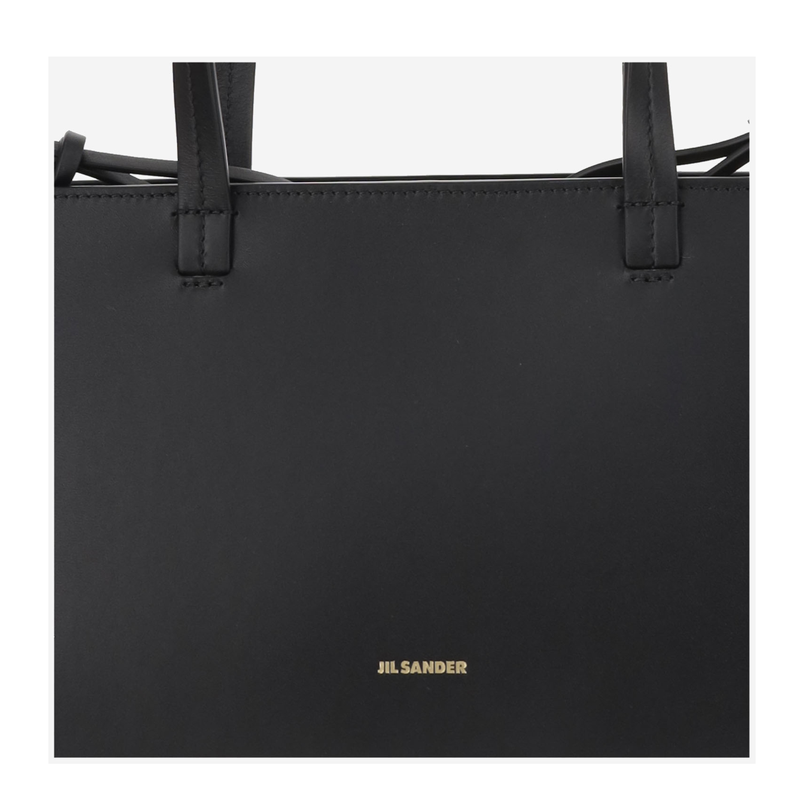 Bateau Black Leather Seal Bag