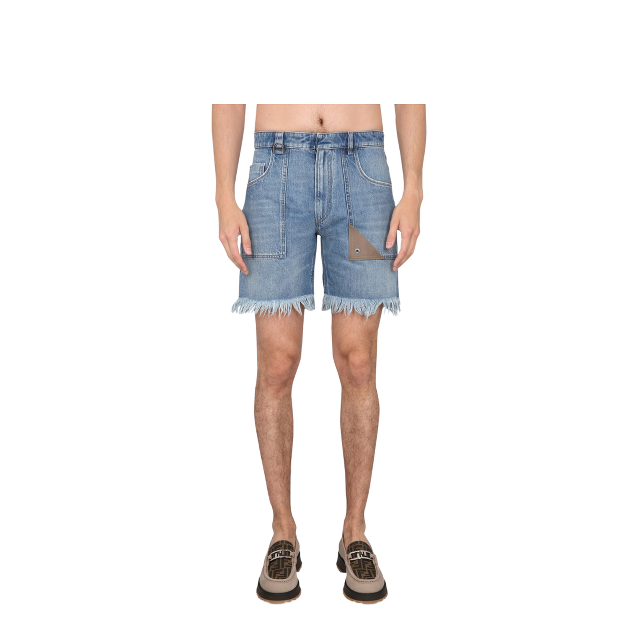 Denim Bermuda Shorts