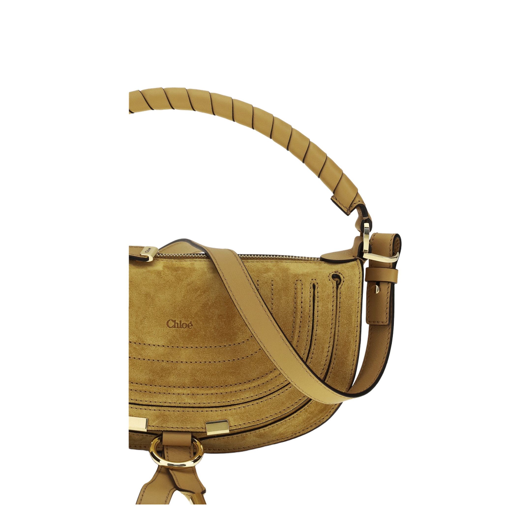 MAYFEYR - Chloè - Marcie Suede Mini Shoulder Bag - CH26SP927P37
