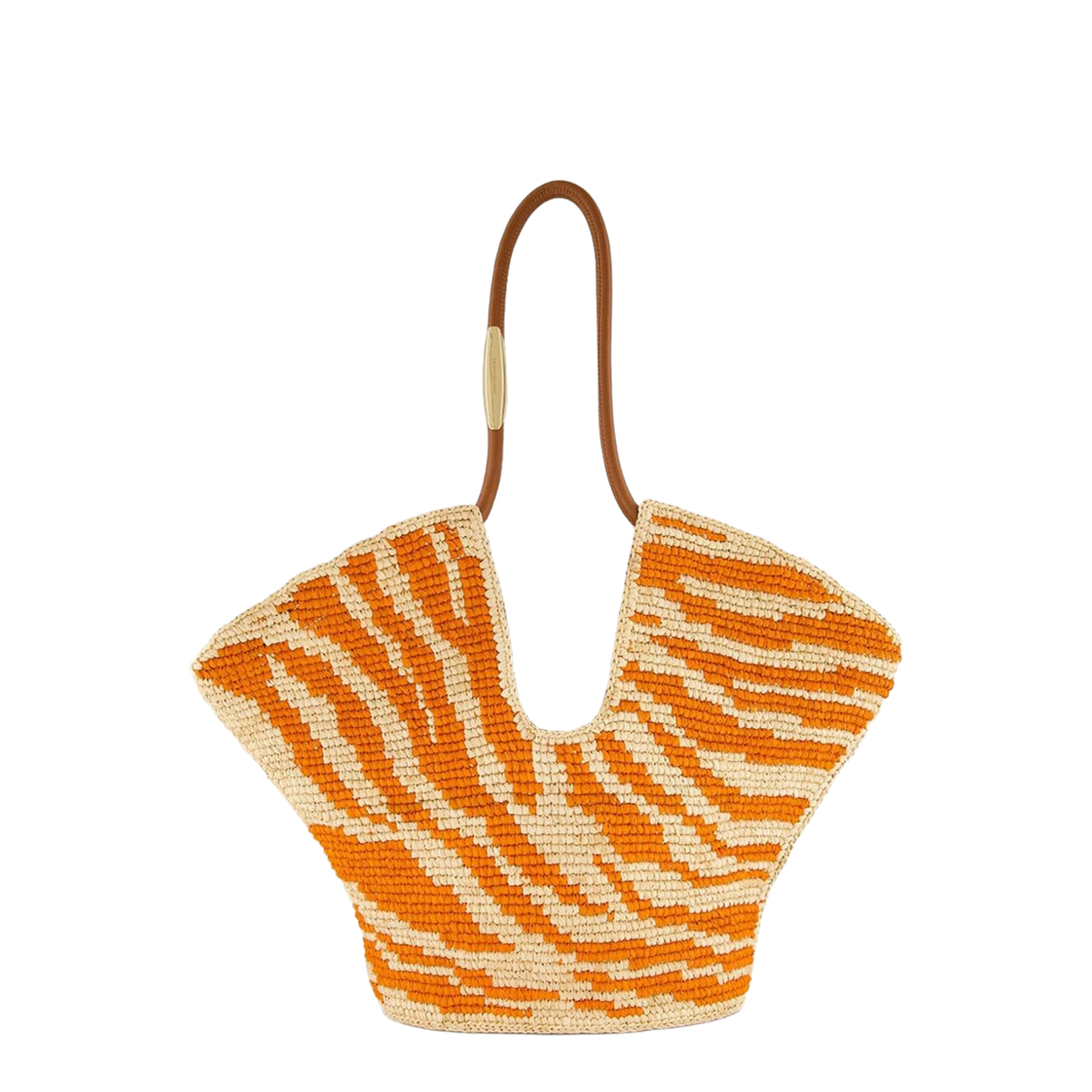 Tote in Beige Raffia