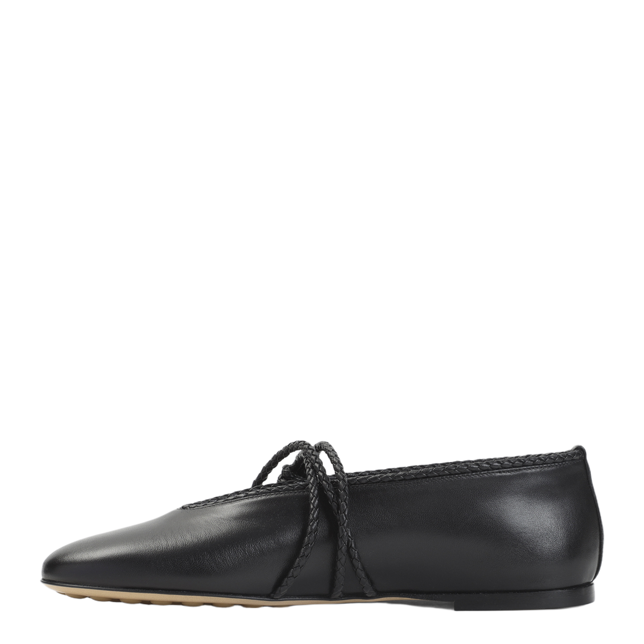 MAYFEYR - Bottega Veneta - Rosa Lamb Leather Ballerinas - 855866VBSD0
