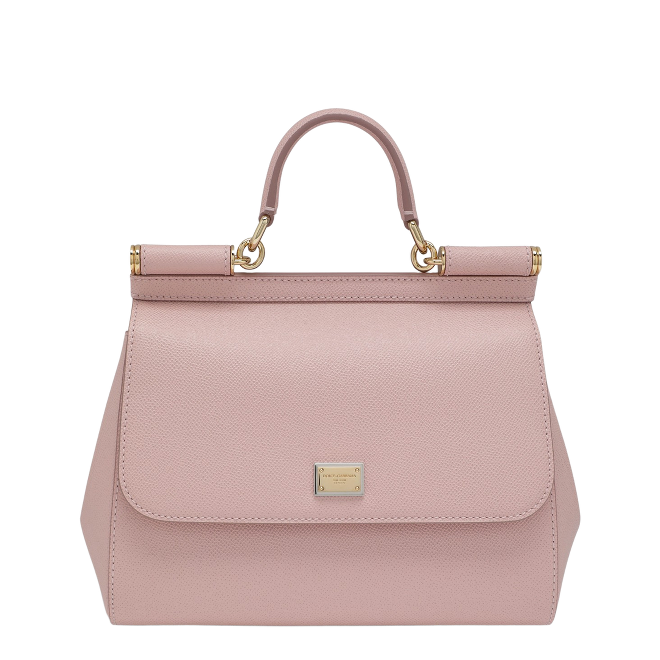 Large Sicily Top-Handle Bag in Pink