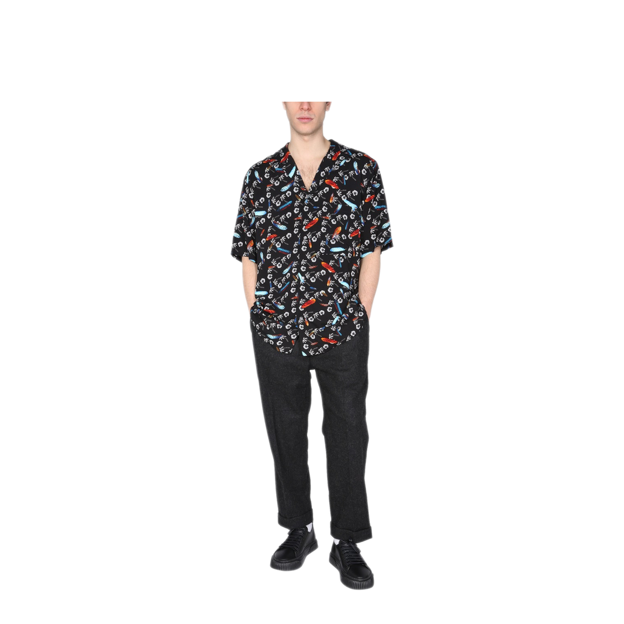 MAYFEYR - MARCELO BURLON COUNTY OF MILAN - Hawaii Shirt - CMGA069S22FAB0011001