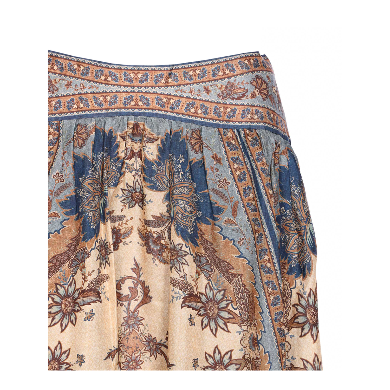 Ascension Printed Silk Skirt