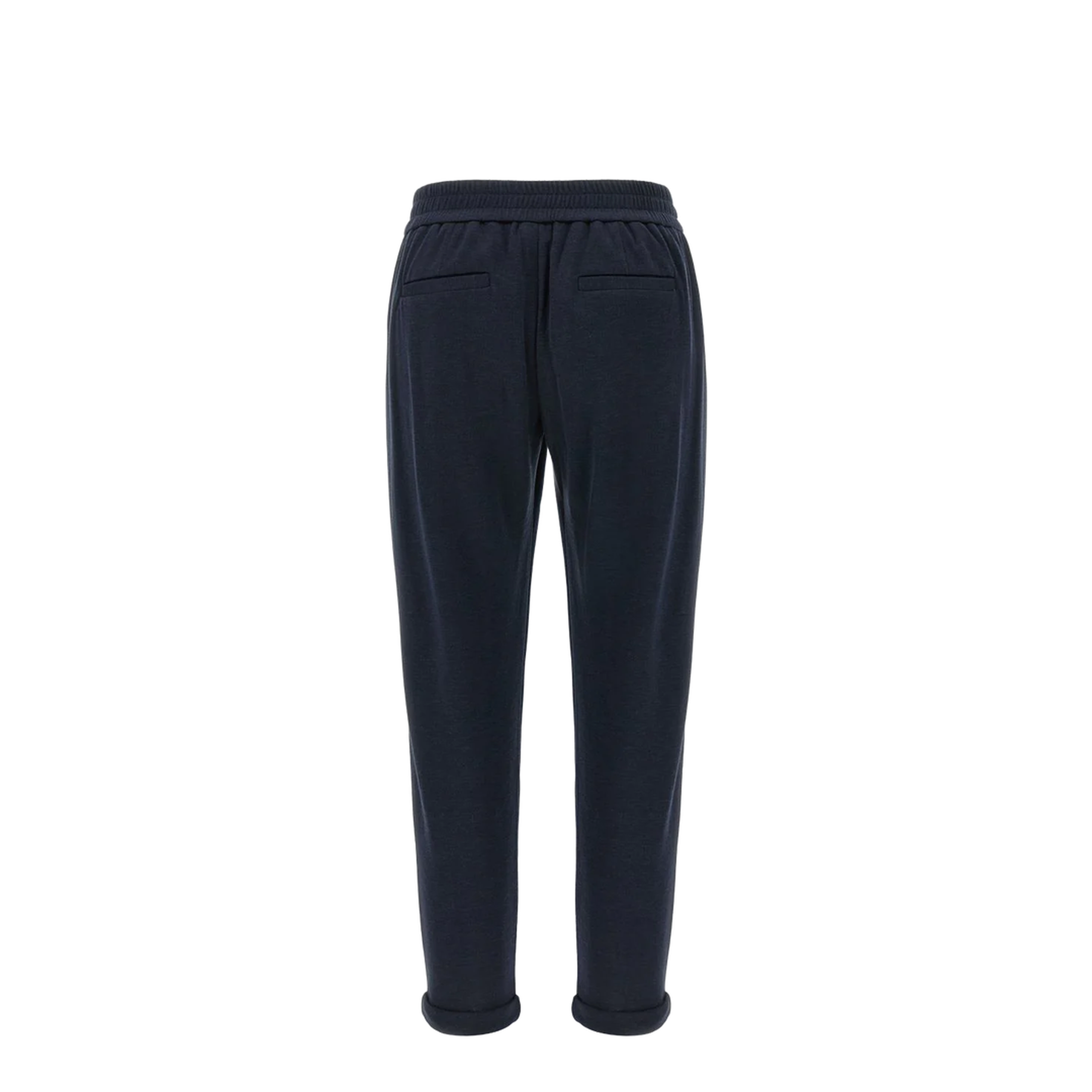 Cotton and Silk Blend Trousers