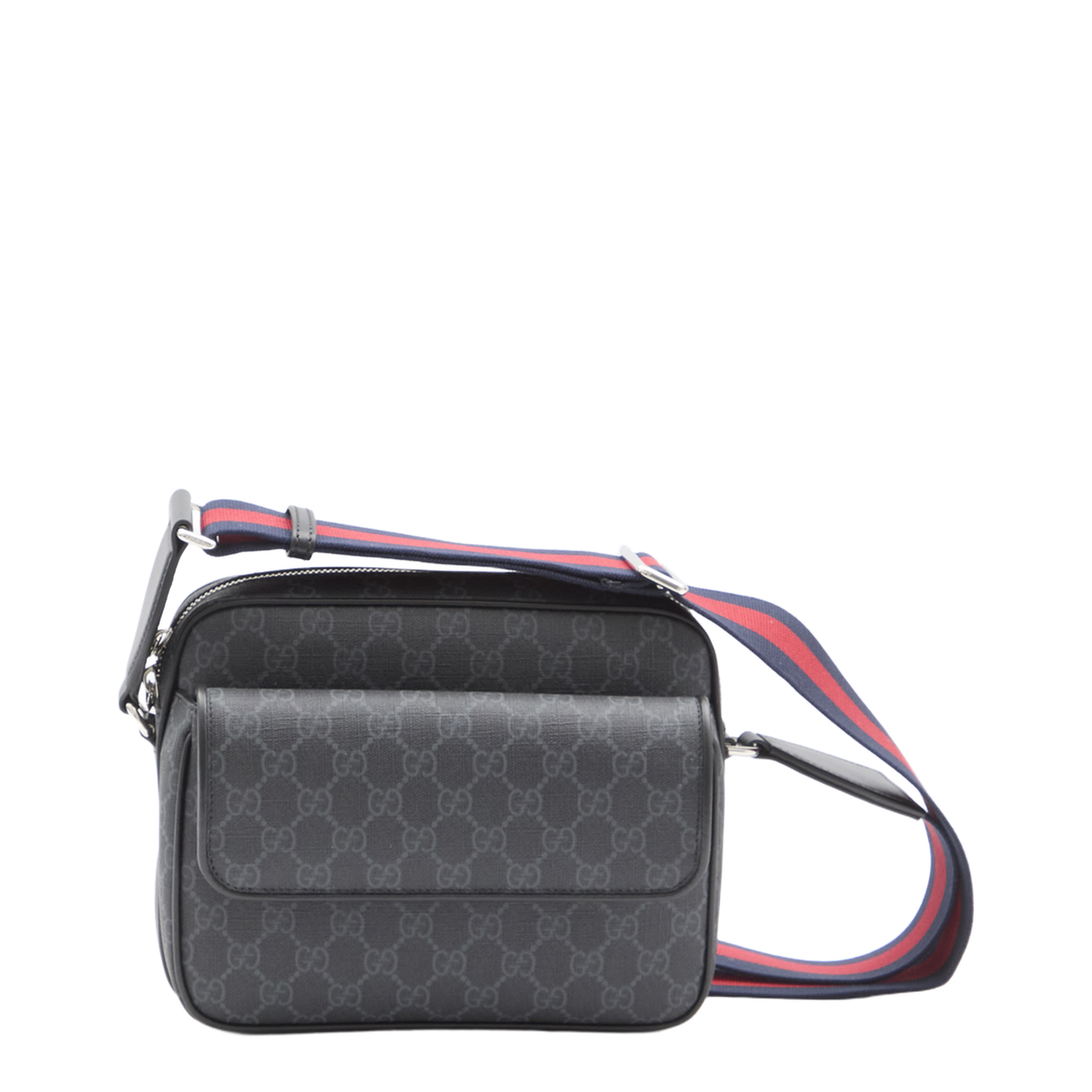 GG Black Small Leather Crossbody Bags - Black