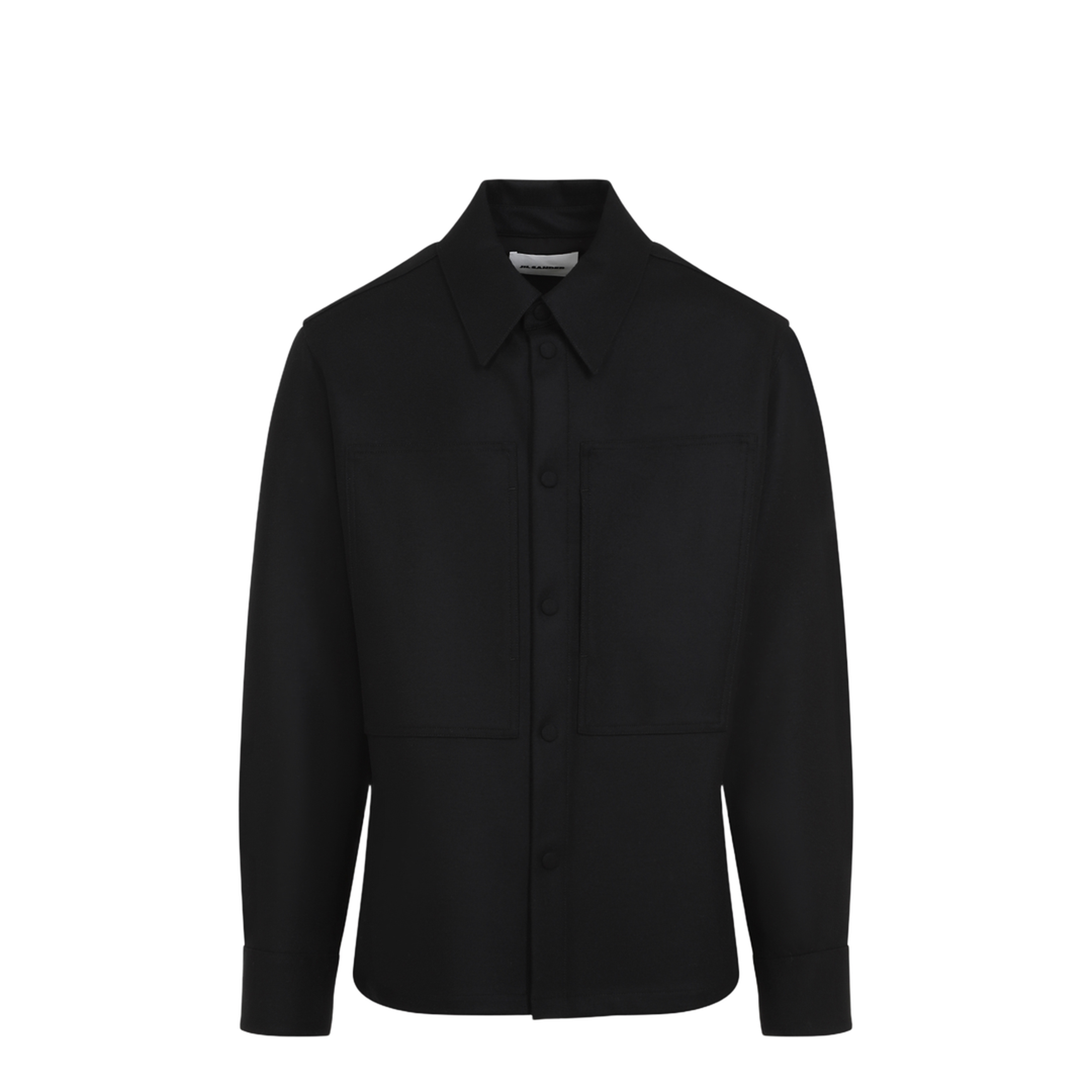 Wool Shirt Black