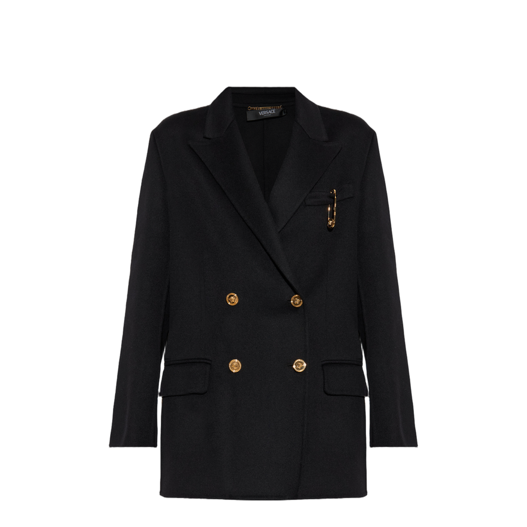 Wool and Cachemire Double-breasted Coat