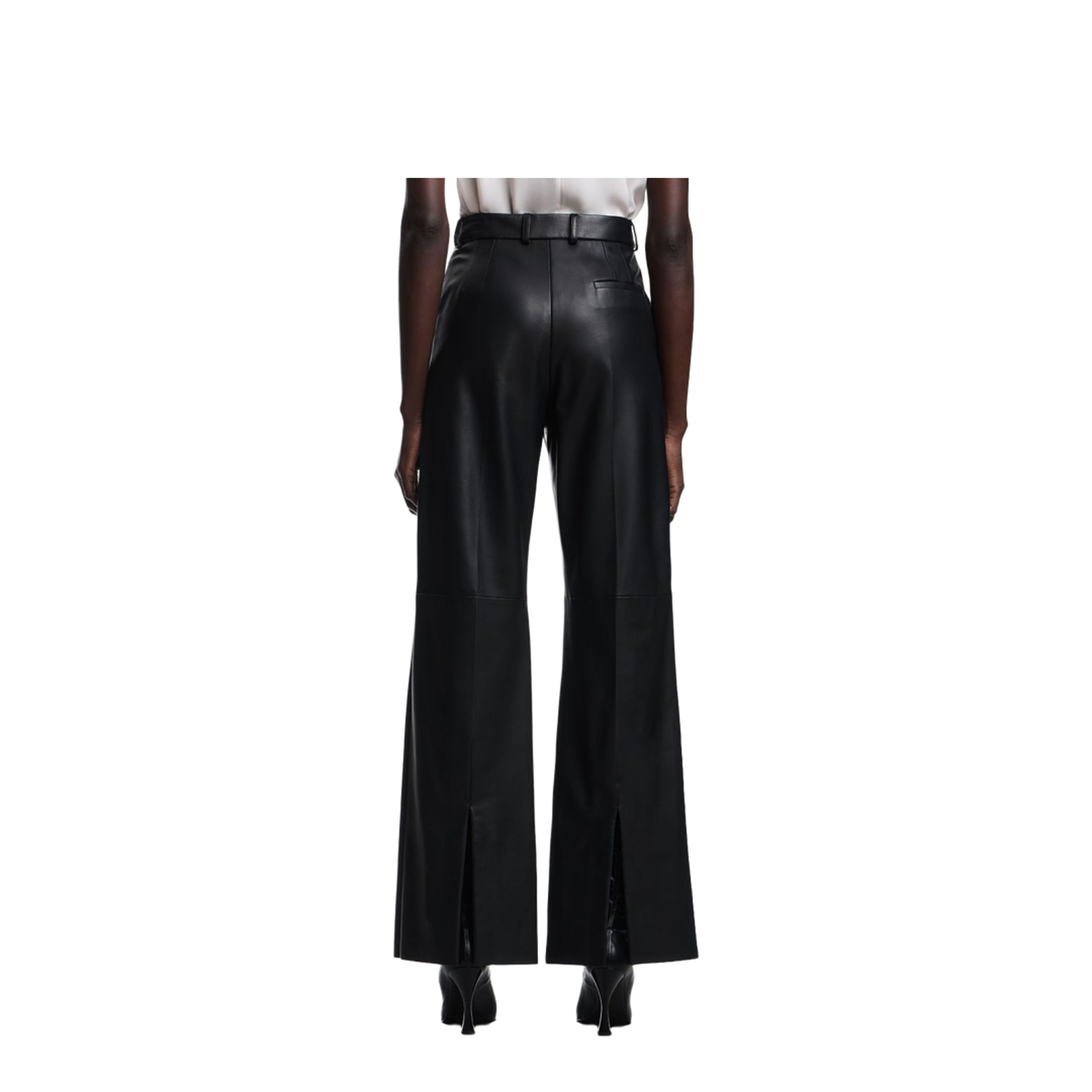 Flared Leg High Waist Trousers