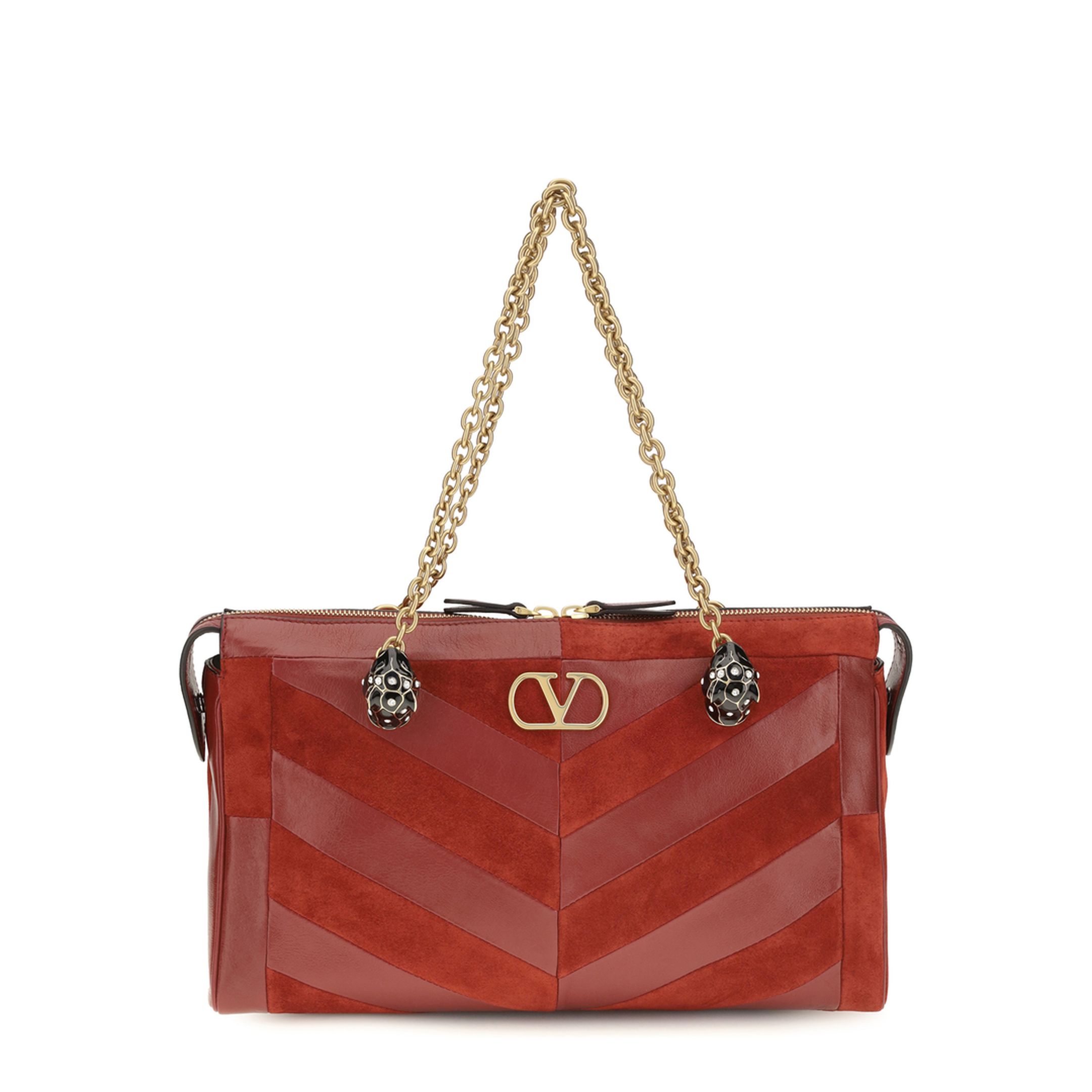MAYFEYR - Valentino - Medium Chevron Pattern Panthea Shoulder Bag - 9W2B0S70DED