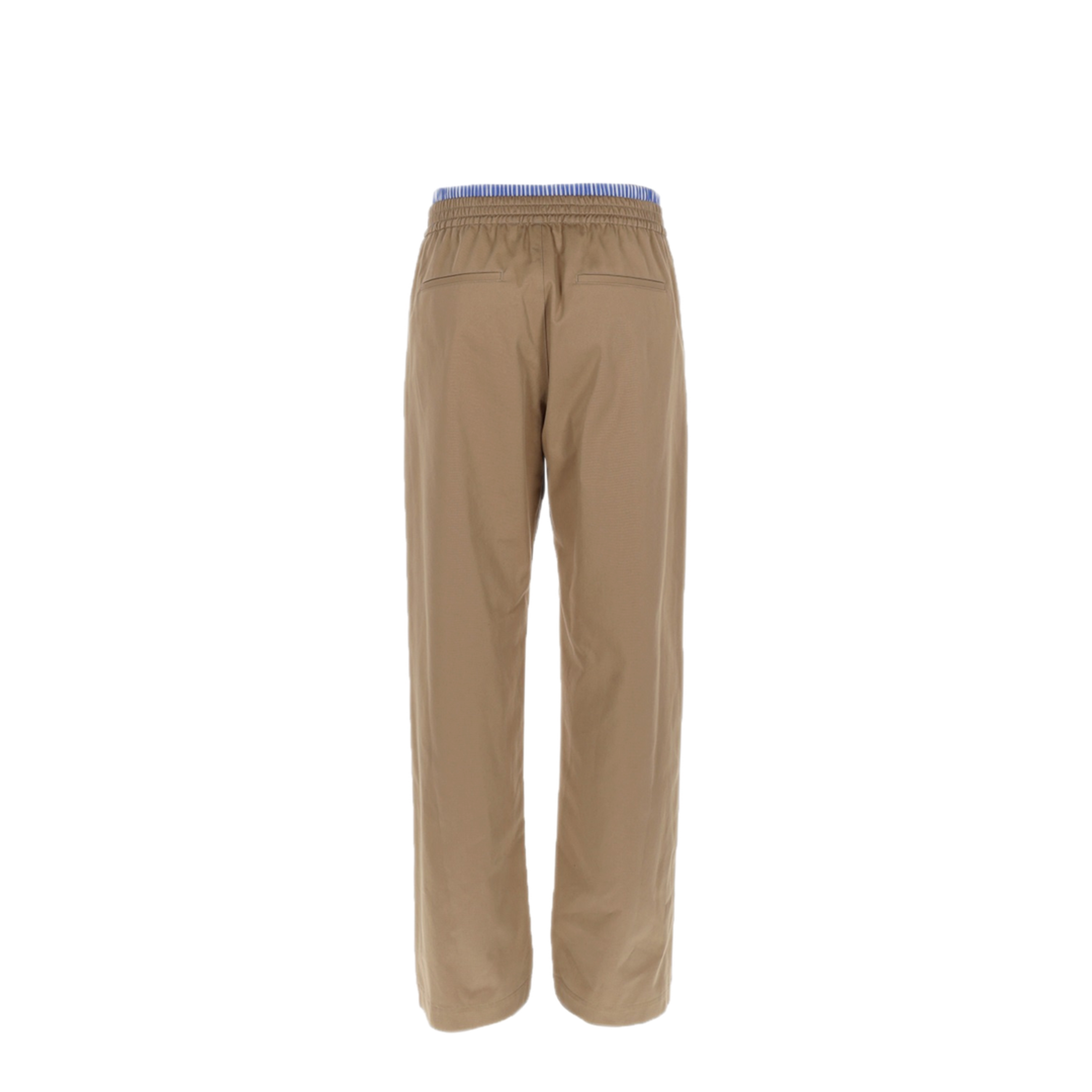 MAYFEYR - MSGM - Cotton Trousers With Double Elastic - 4040MP0626710424