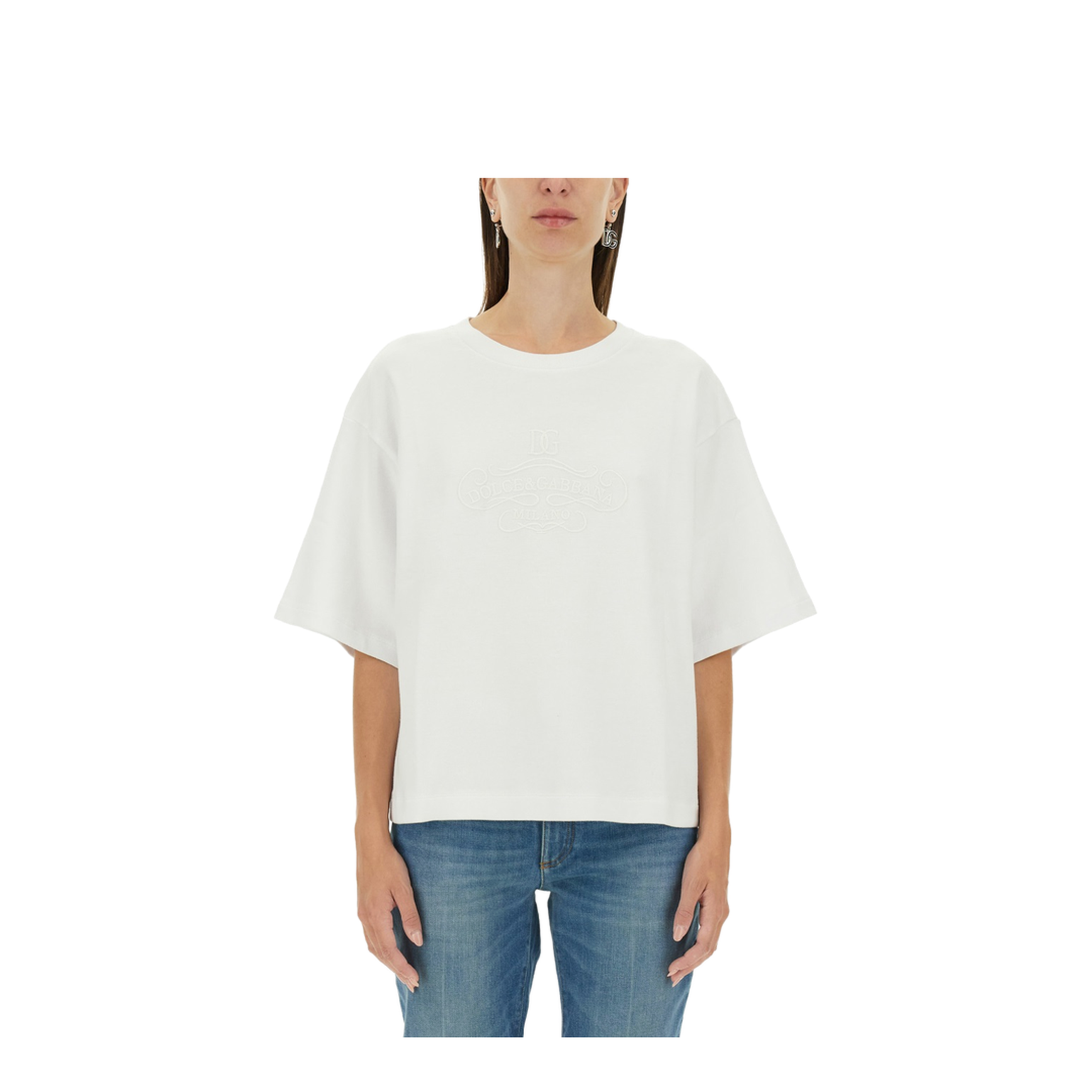 T-Shirt with Lettering Logo