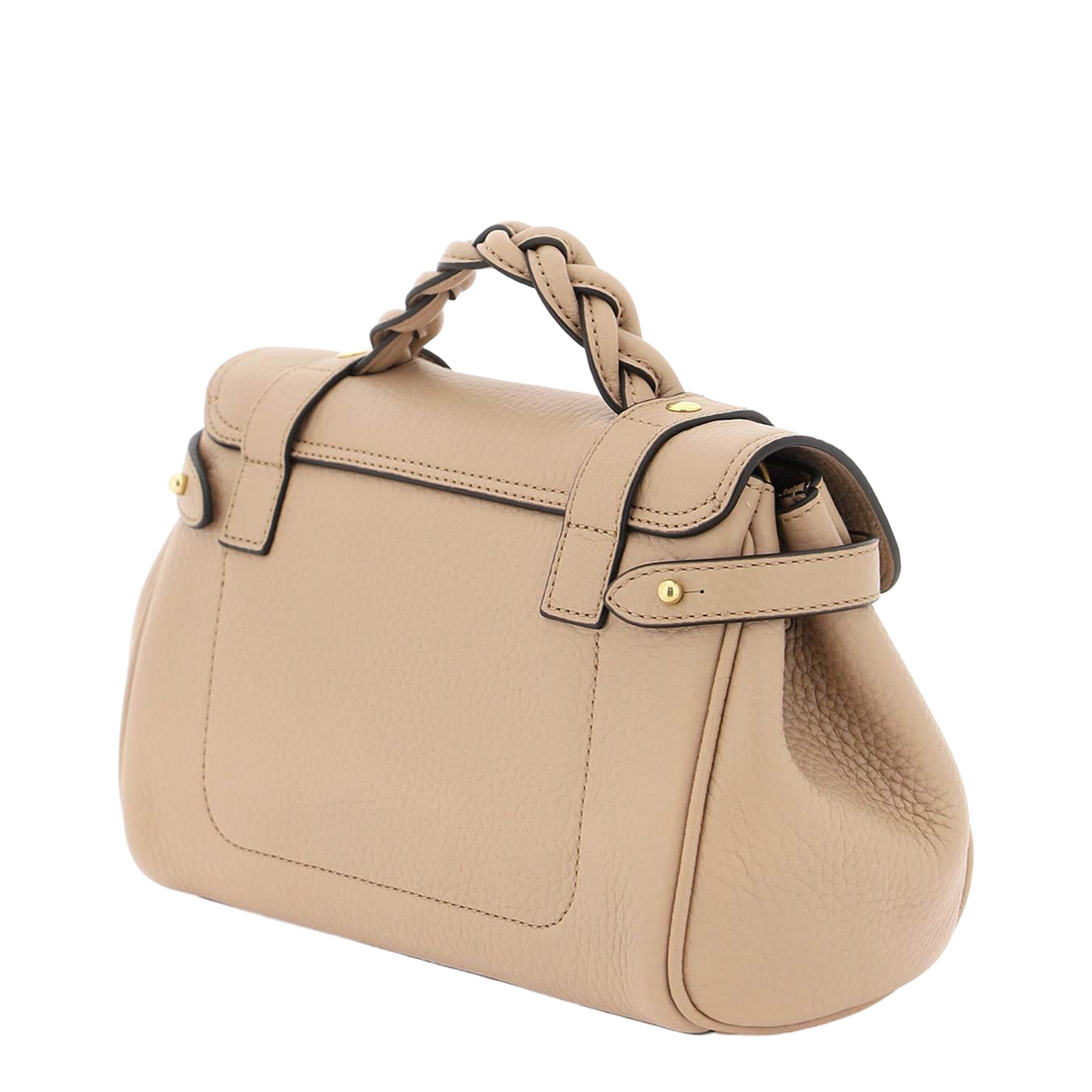 Mini Handbag With Turn Lock Closure