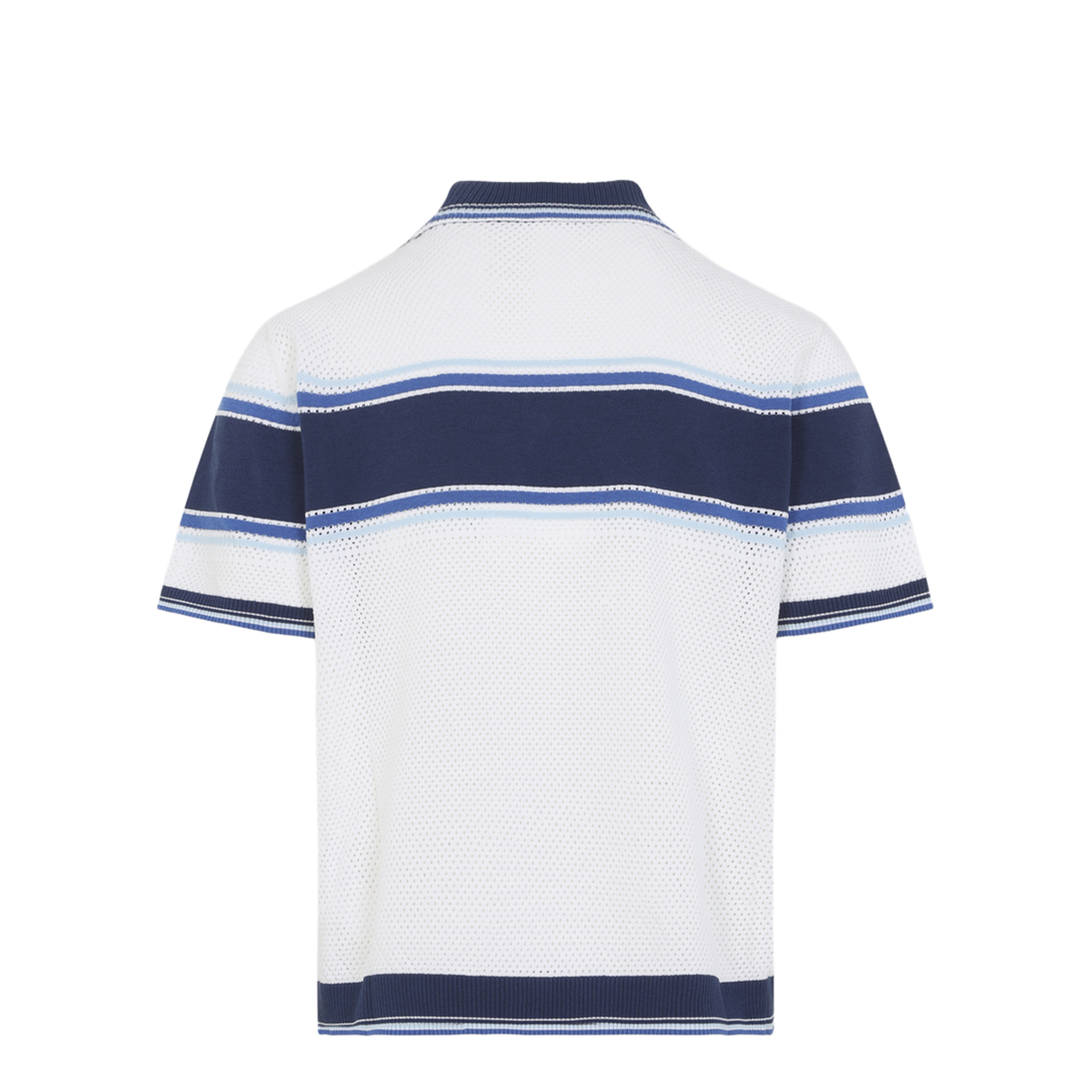 MAYFEYR - Casablanca - Mesh Stripe Polo - MSS26KW130401
