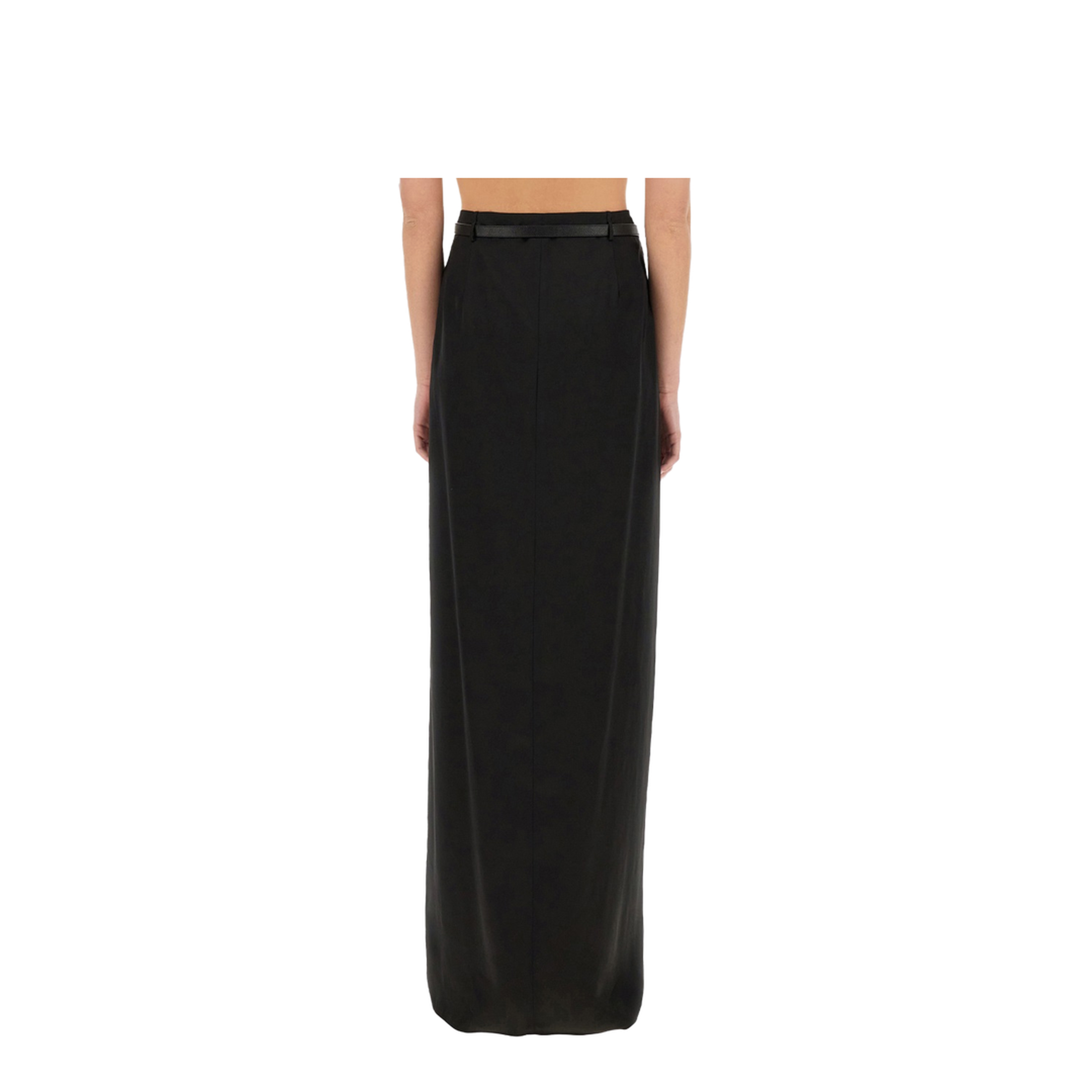 Maxi Wrap Skirt with Belt