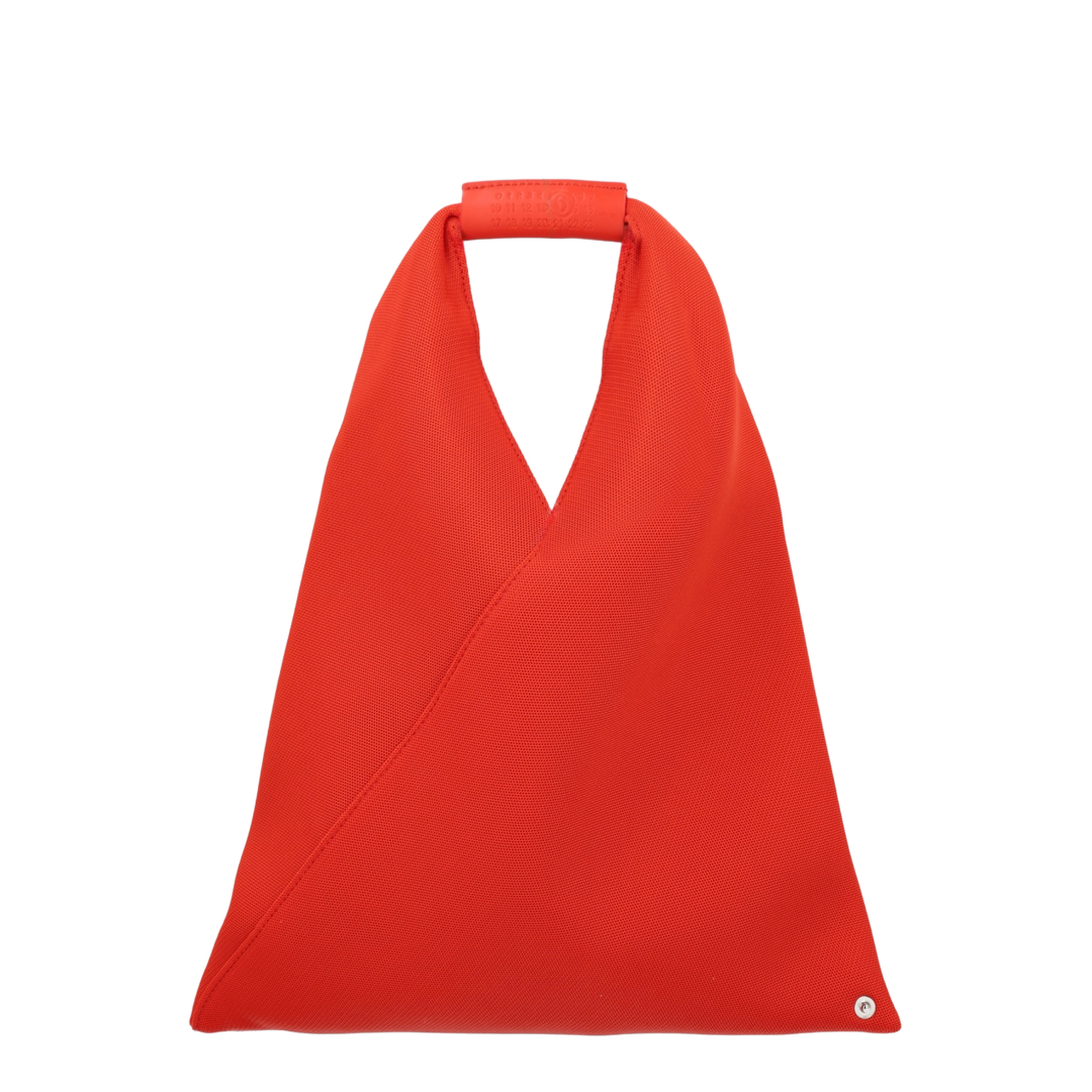 Small Japanese Bag in Orange Mesh